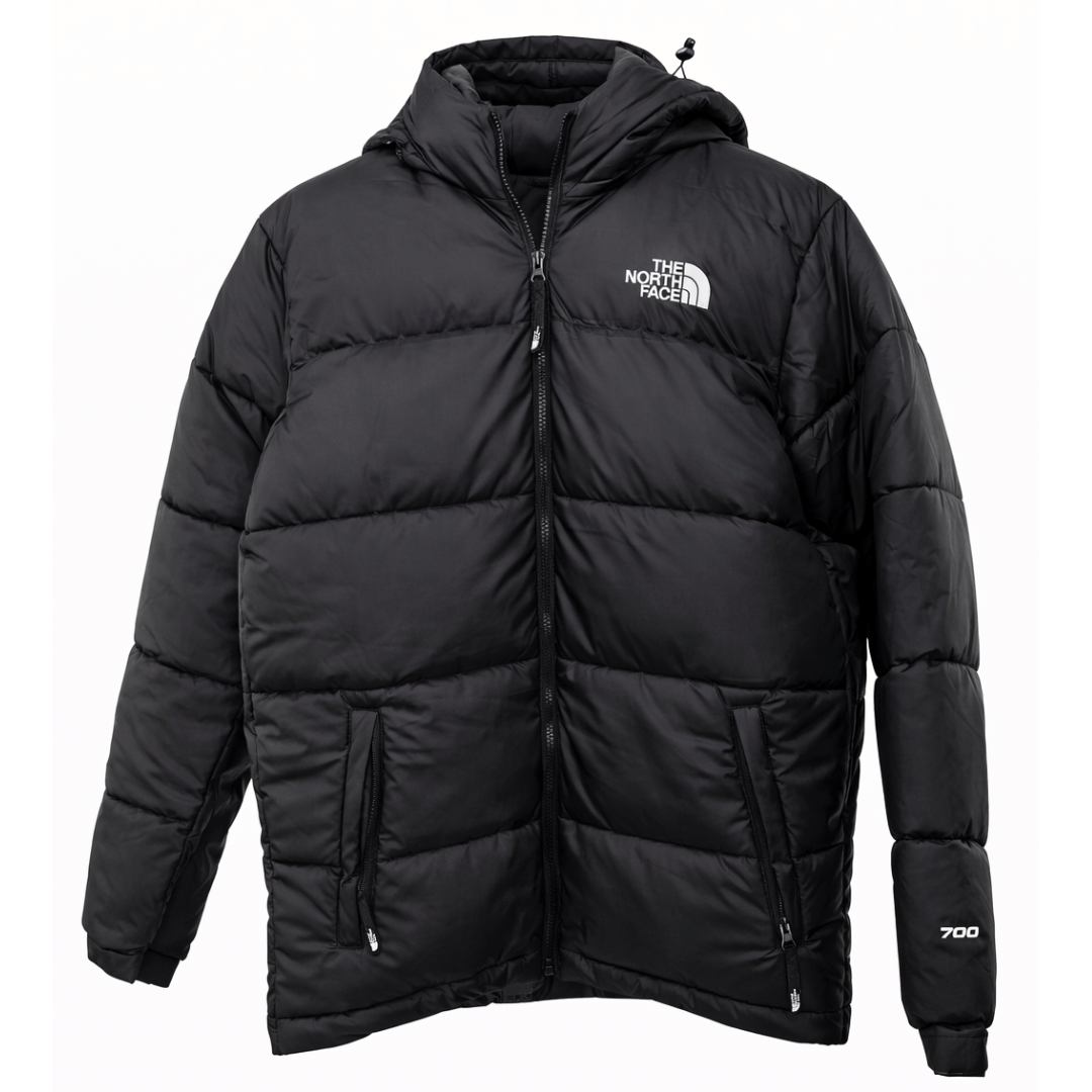THE NORTH FACE BLACK HYDRENALITE DOWN HOODED COAT BLACK