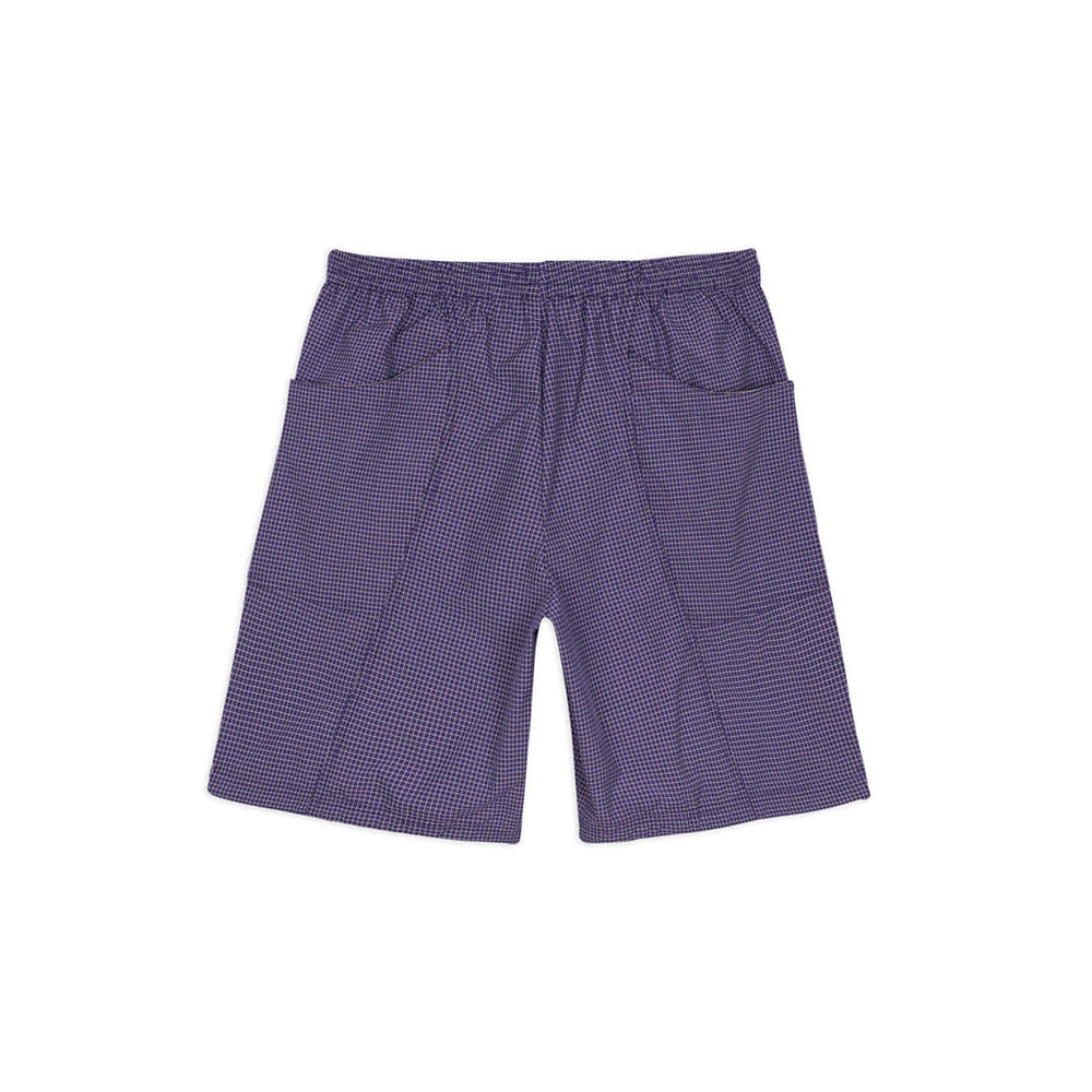 Brain Dead Gridded Ripstop Utility Short - Blueberry