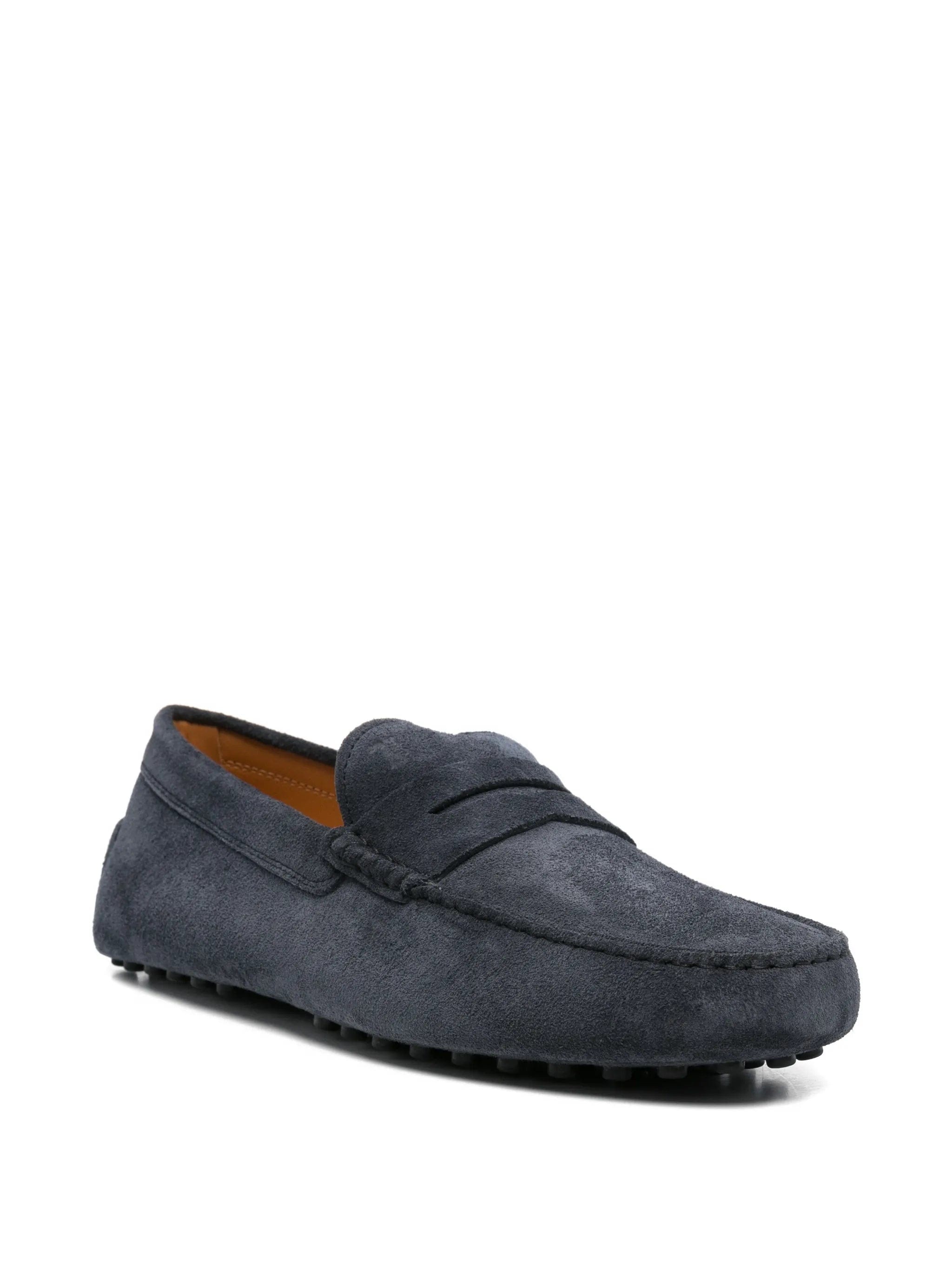 Tod's suede penny loafers