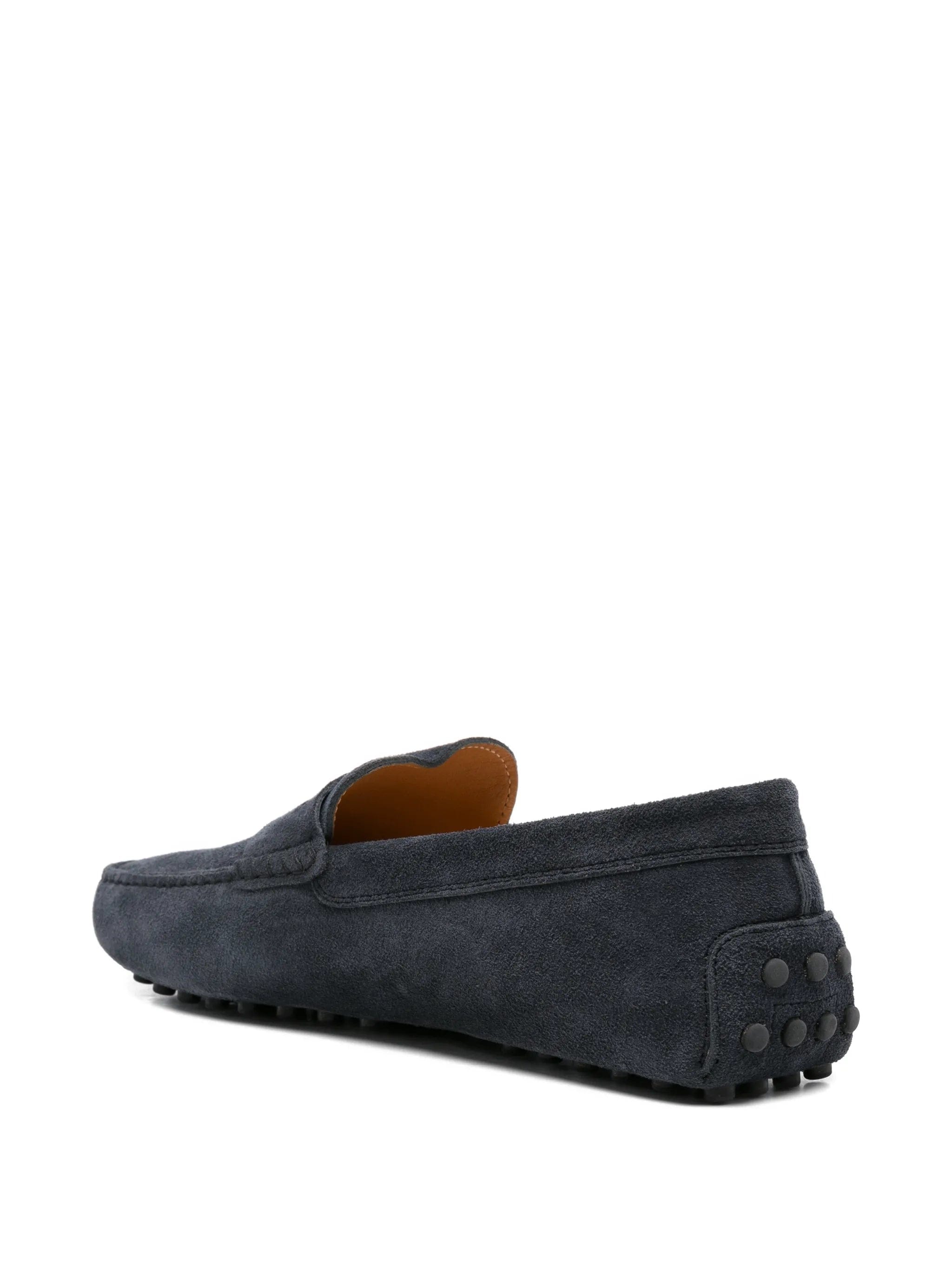 Tod's suede penny loafers