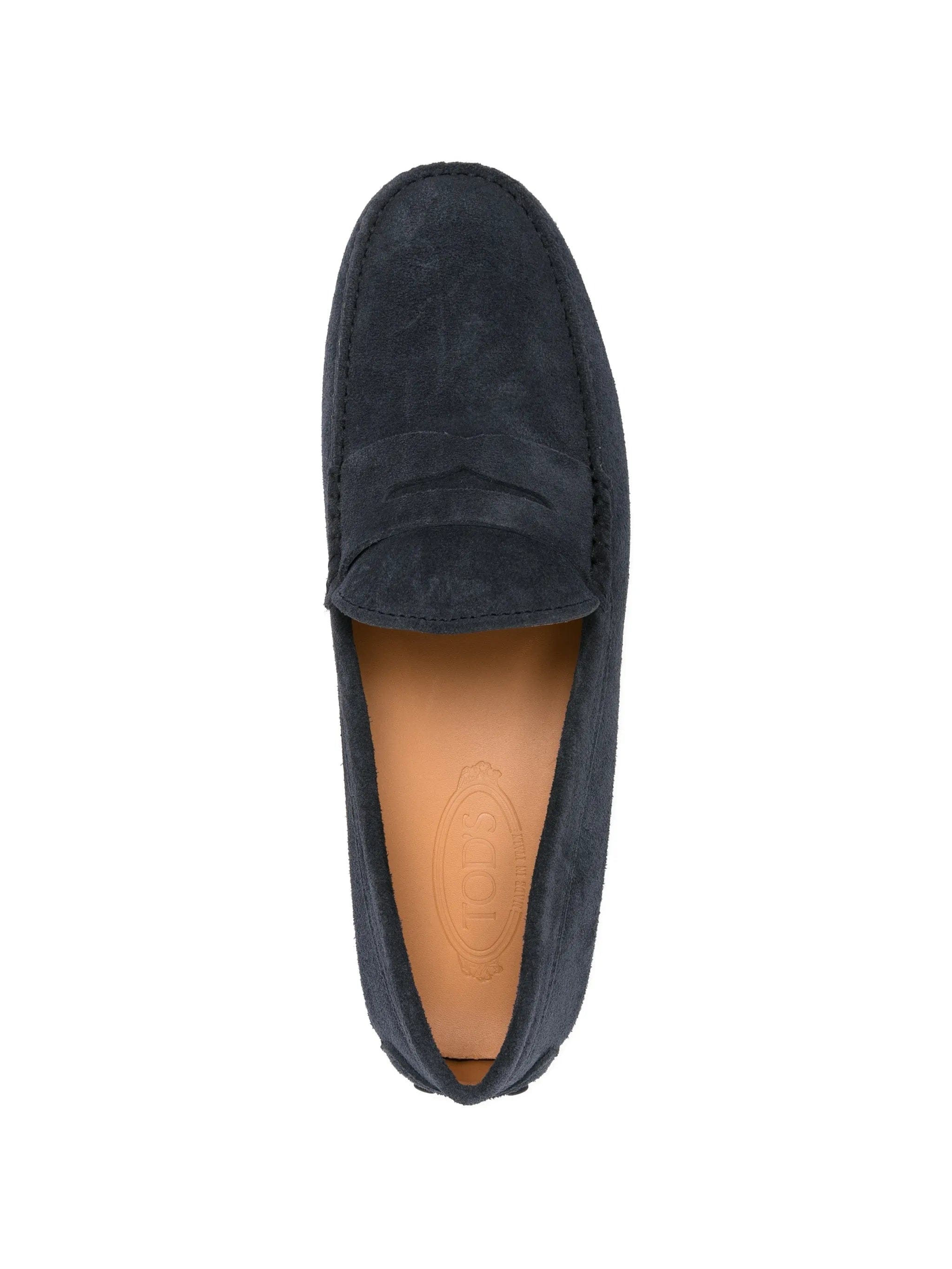 Tod's suede penny loafers
