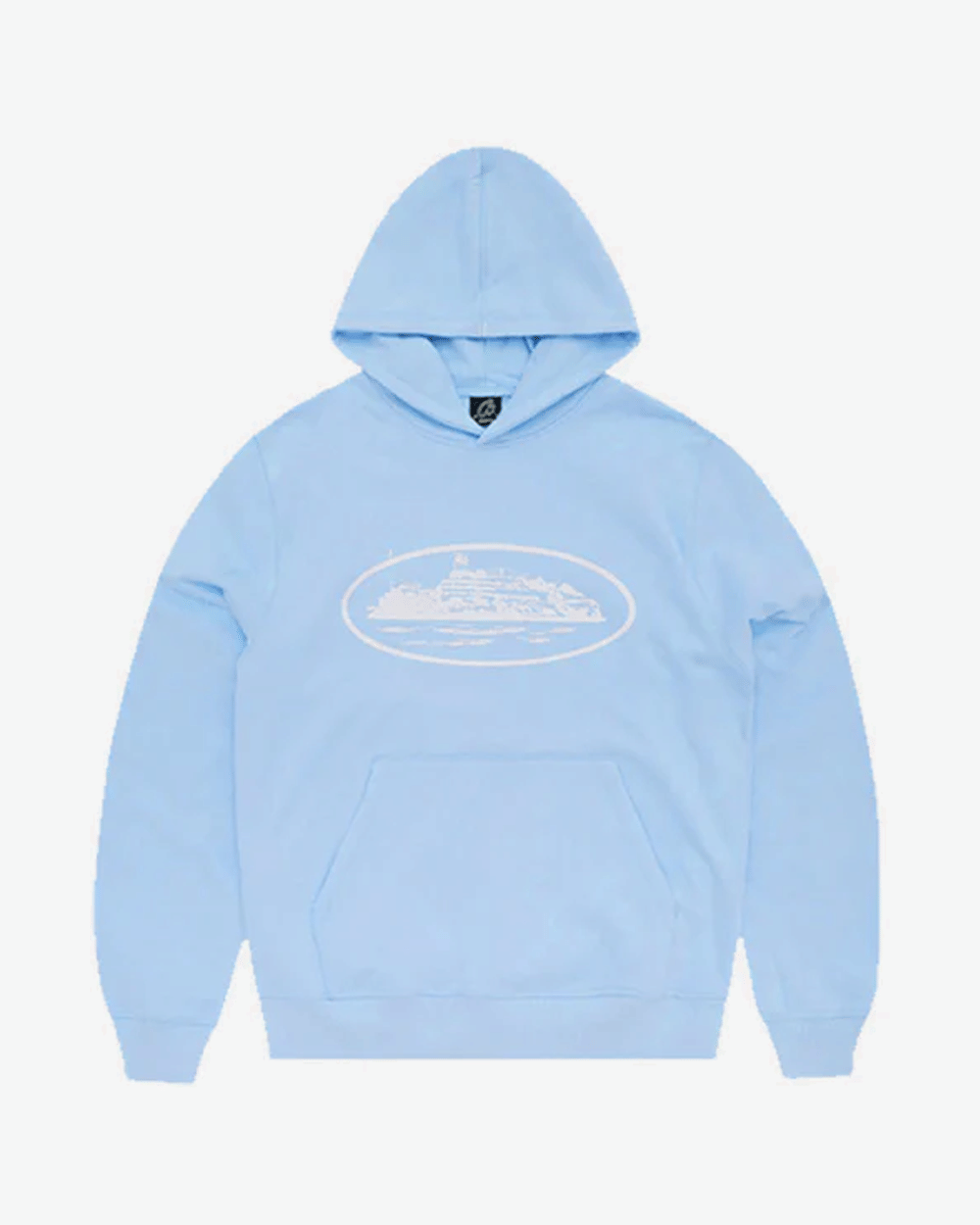 CORTEIZ SS24 ALCATRAZ BABY BLUE HOODIE