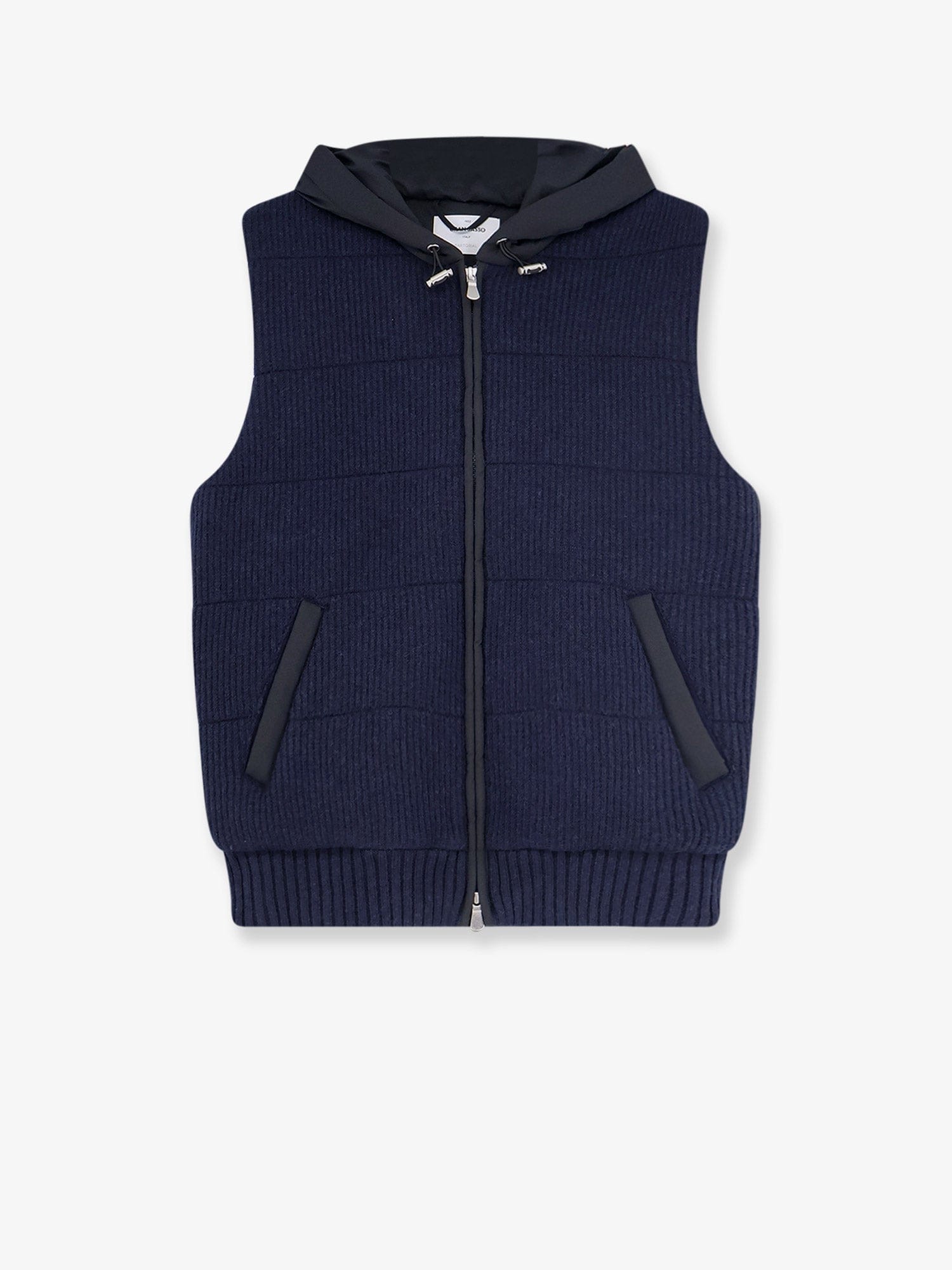 GRAN SASSO Sleeveless virgin wool jacket