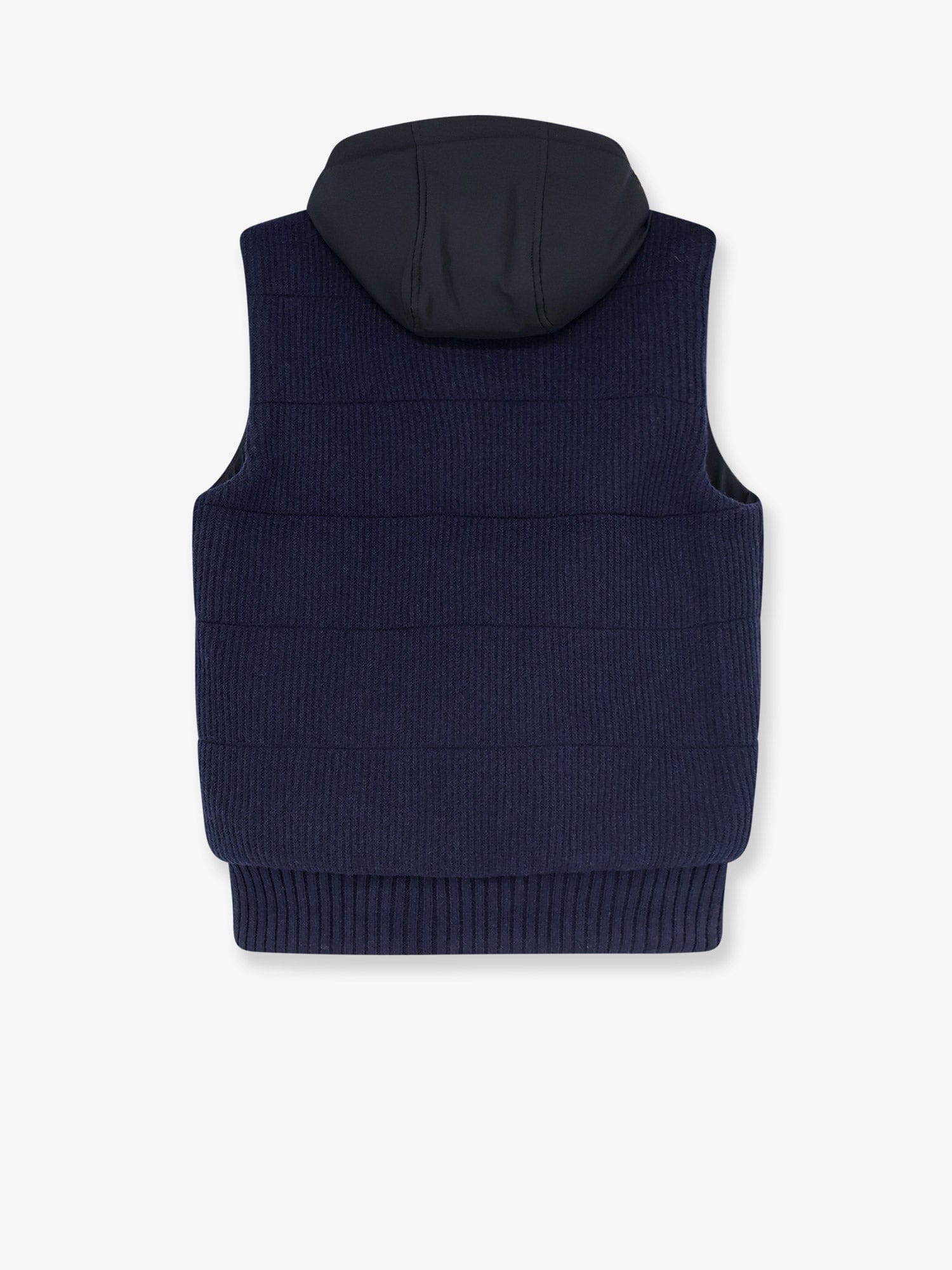 GRAN SASSO Sleeveless virgin wool jacket