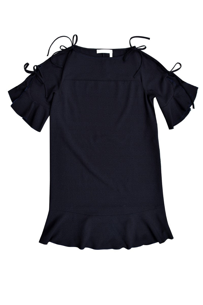 Chloe See By Chloe Short Sleeved Black Dress