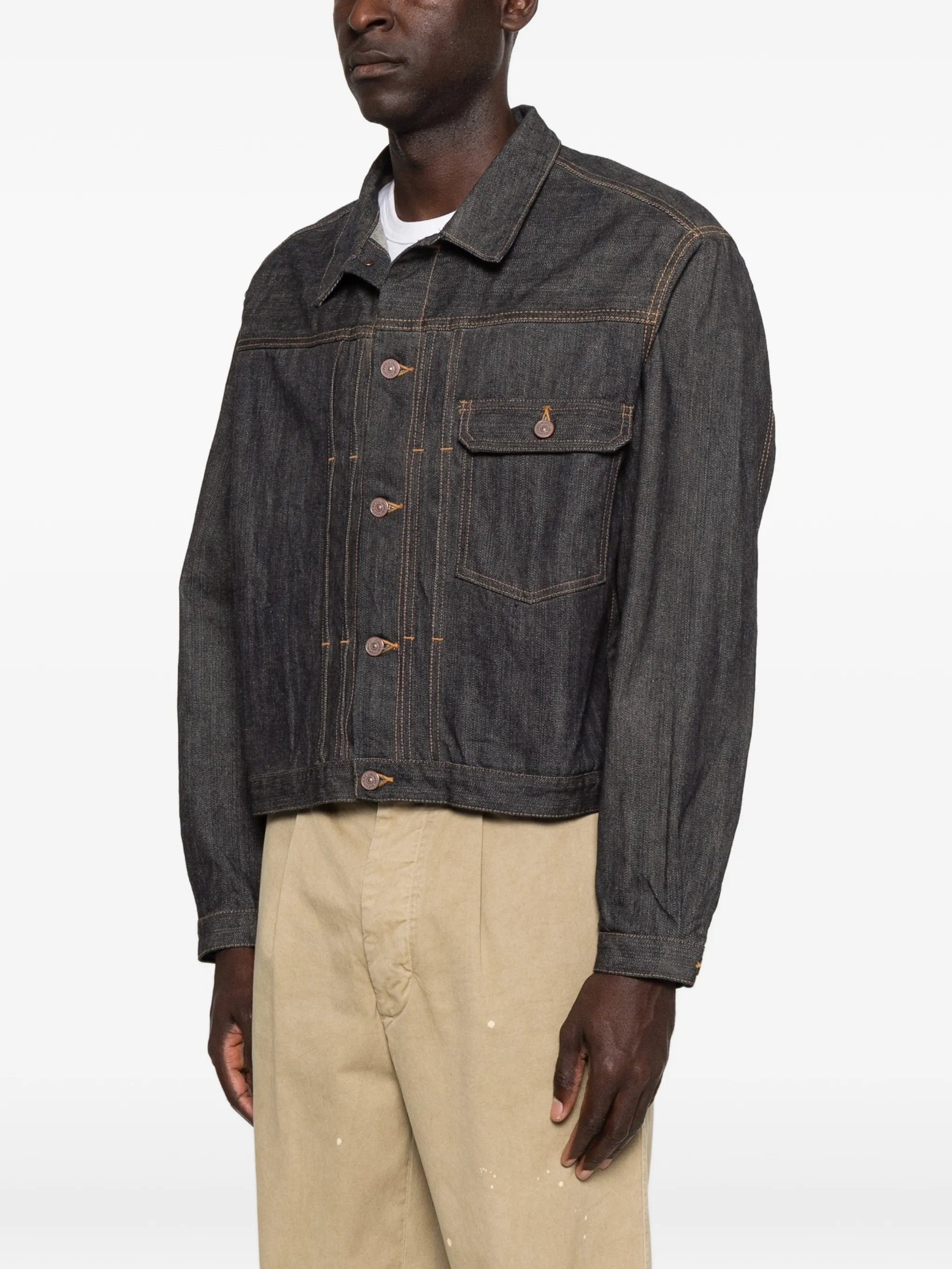 Visvim Mud OD denim jacket