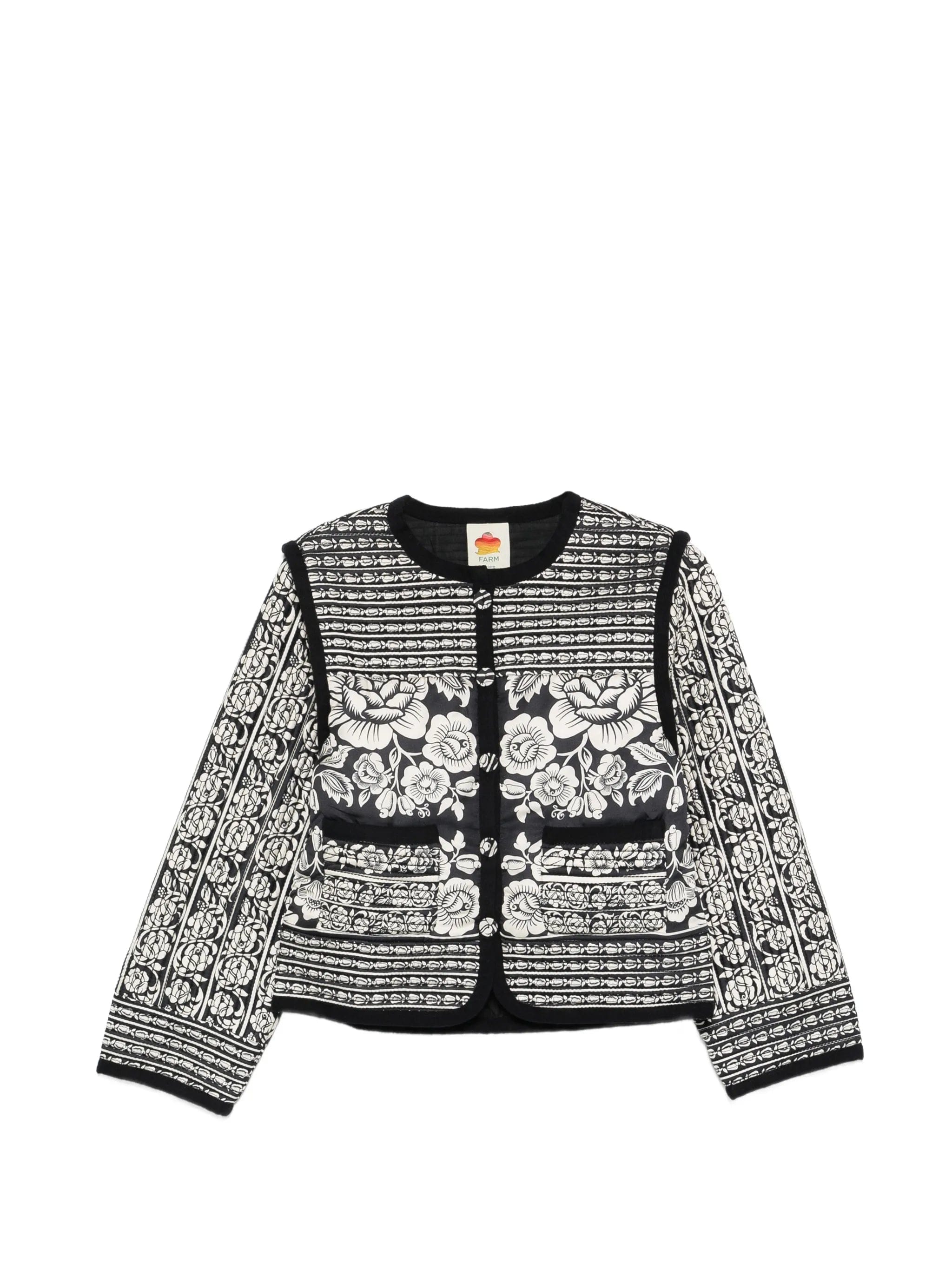 FARM Rio Cashews And Birds padded jacket