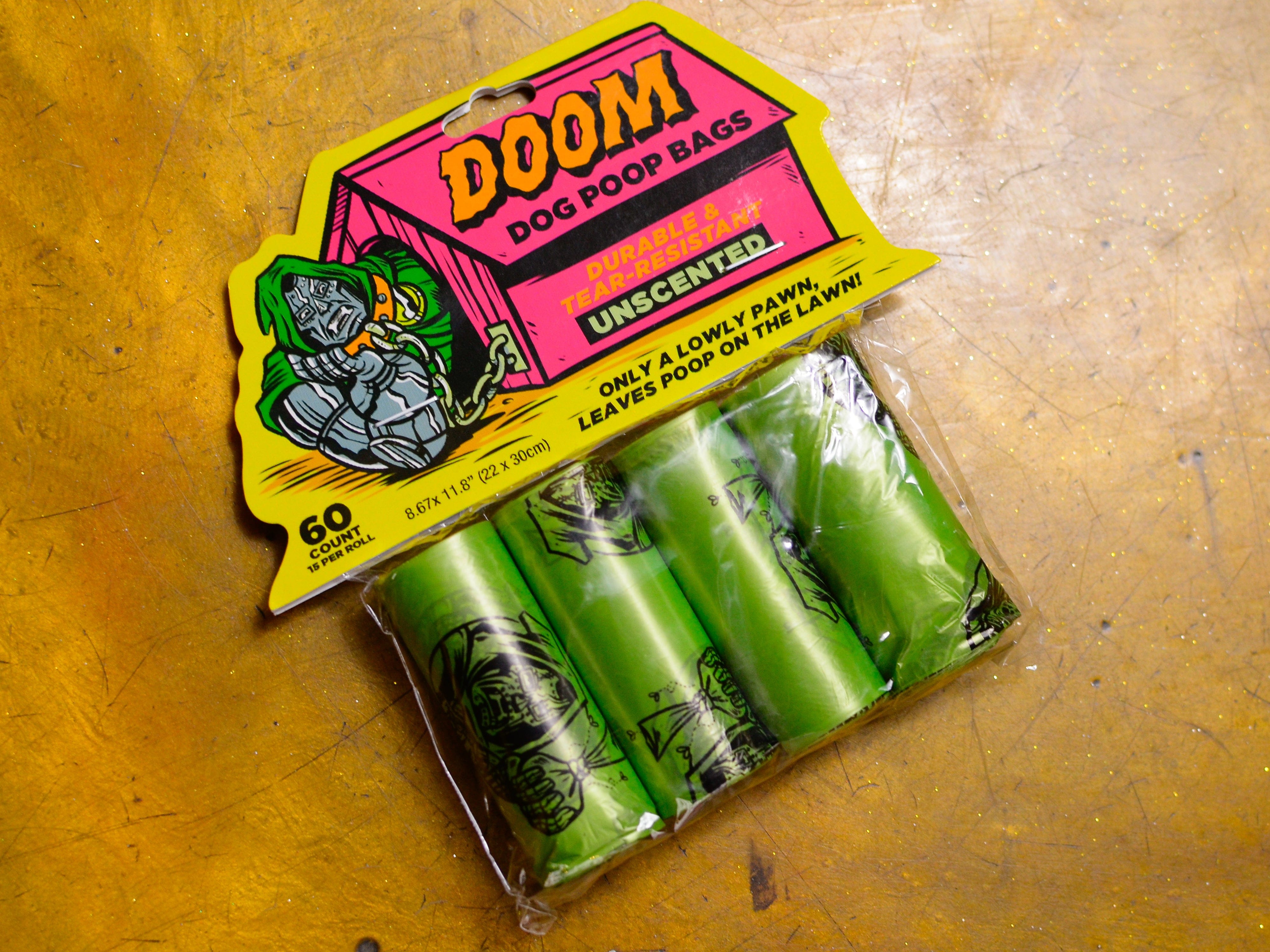 Rubbish Rubbish Doom Brand Poop Bags