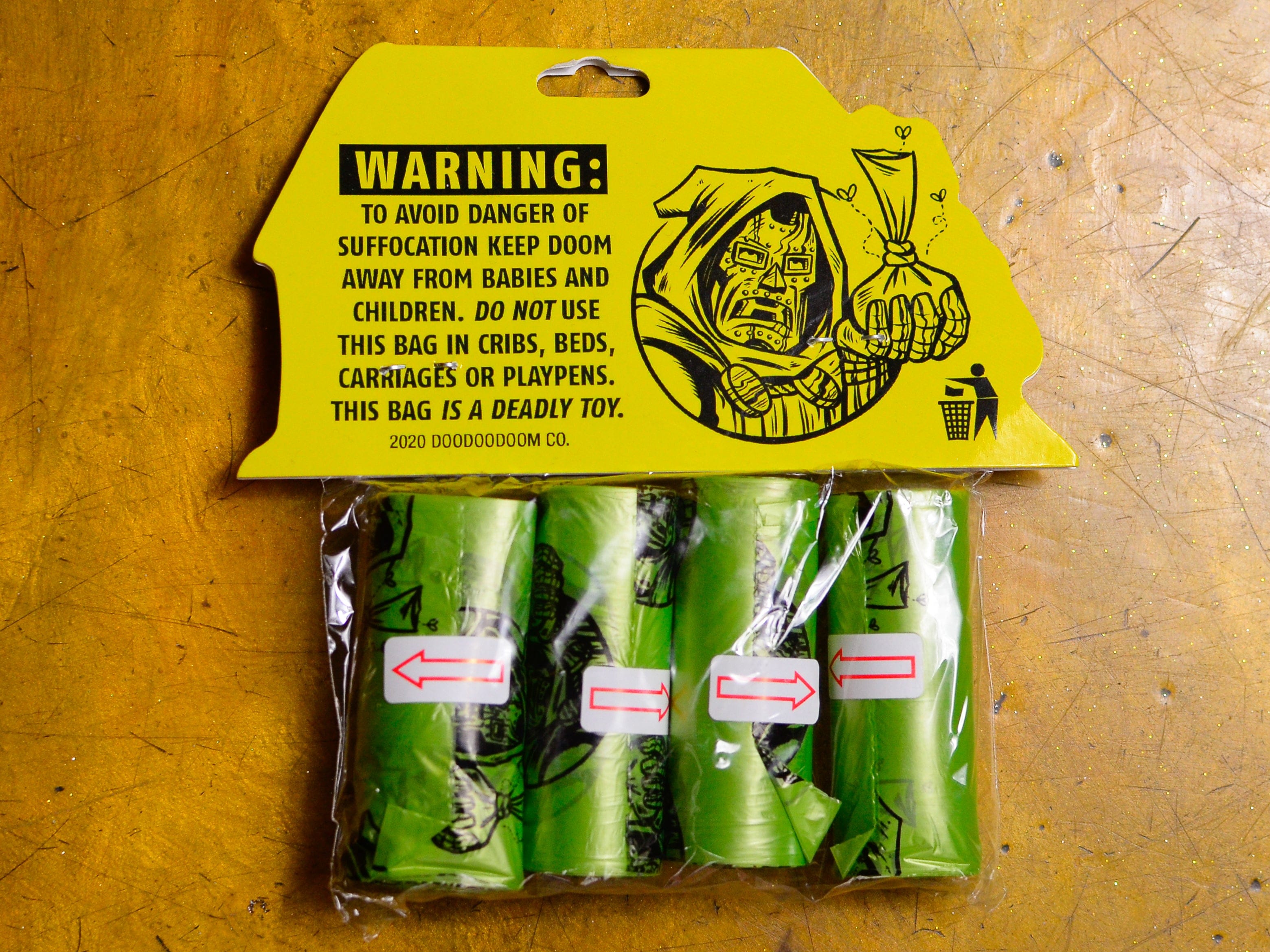 Rubbish Rubbish Doom Brand Poop Bags