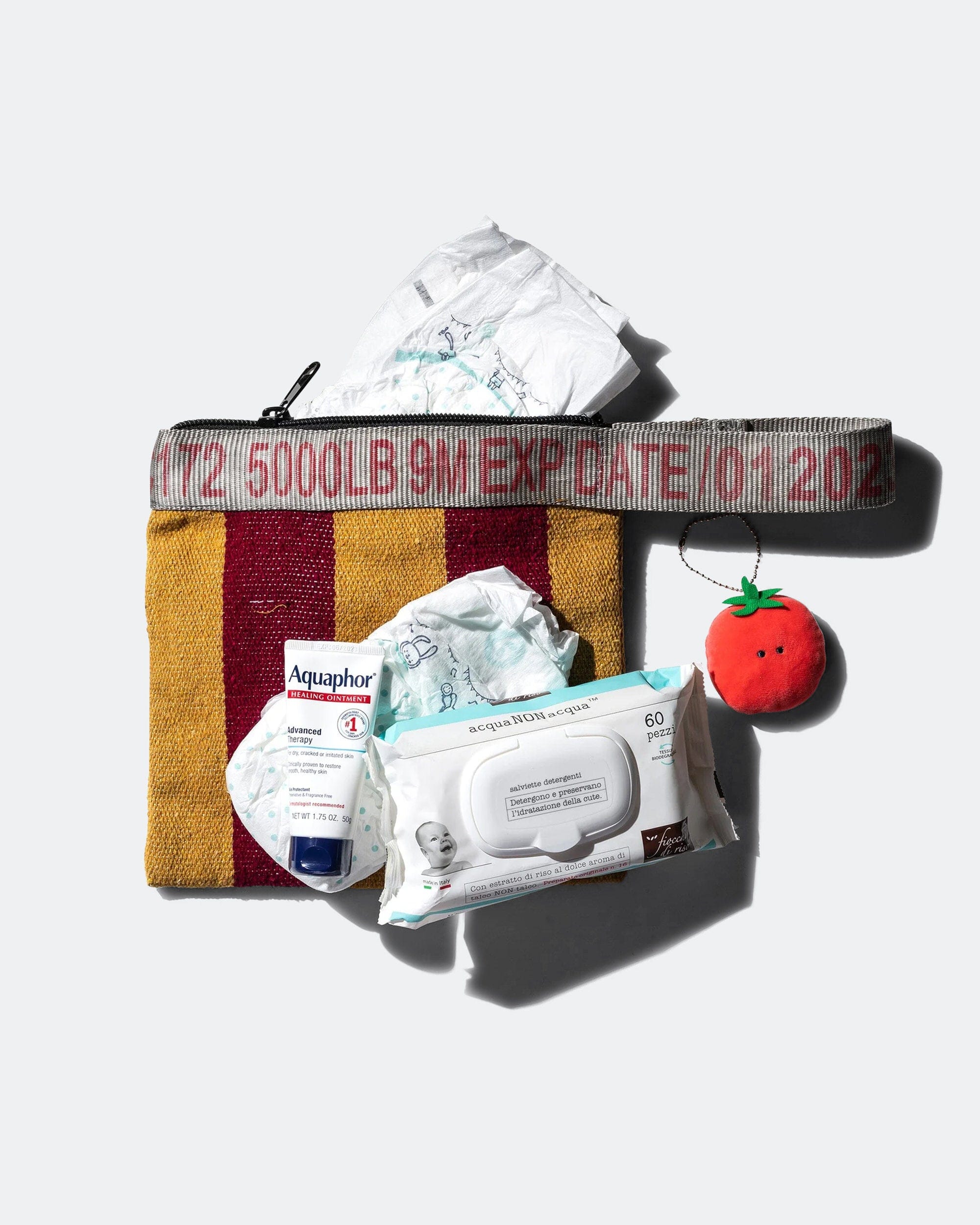 Puebco Rug Pouch - Mustard/Burgundy