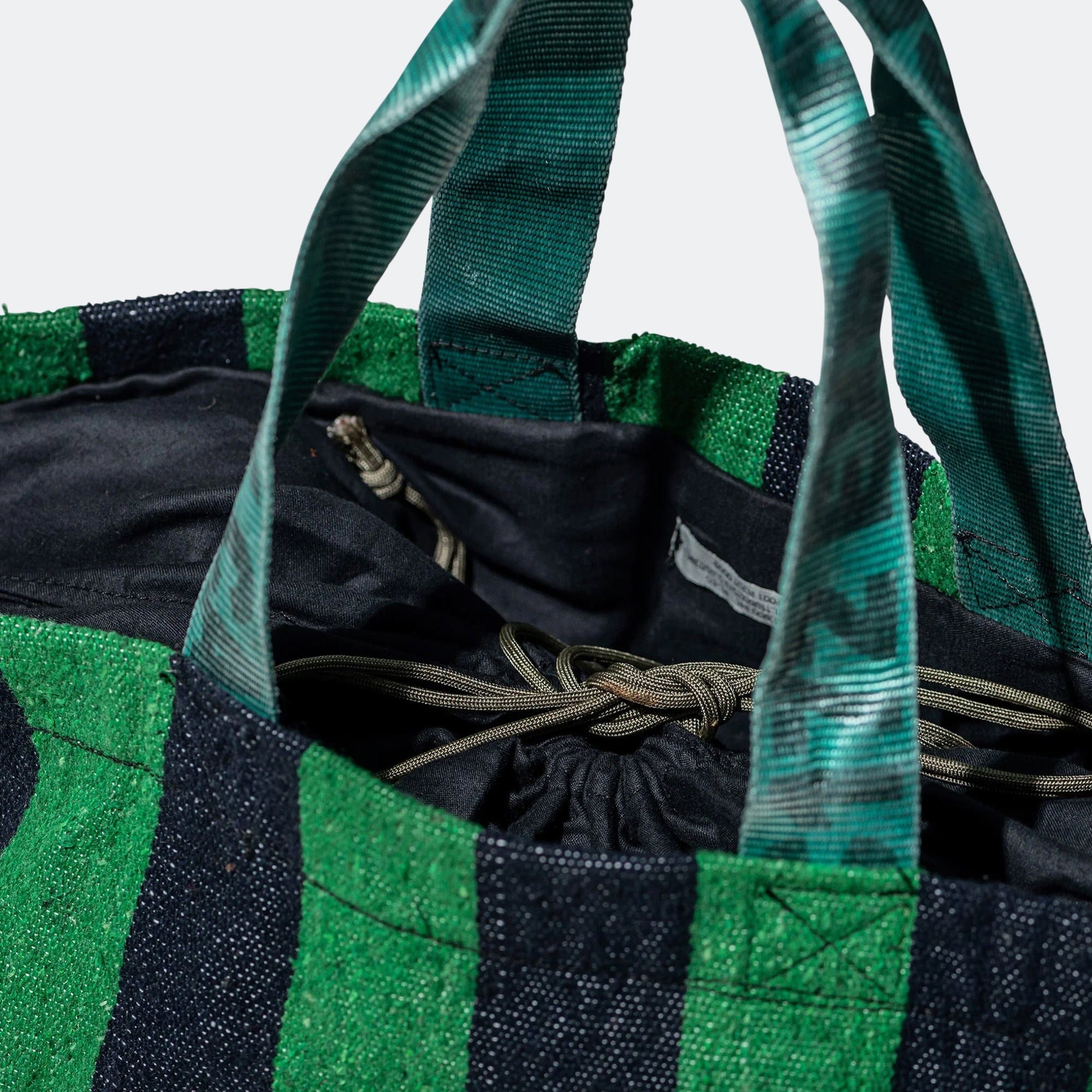 Puebco Rug Bag - Green/Navy blue