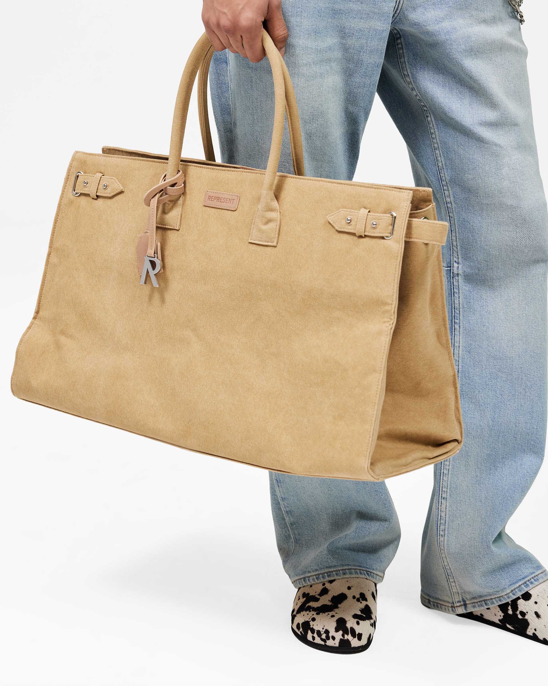SS26 HTN Canvas Bag - Tan