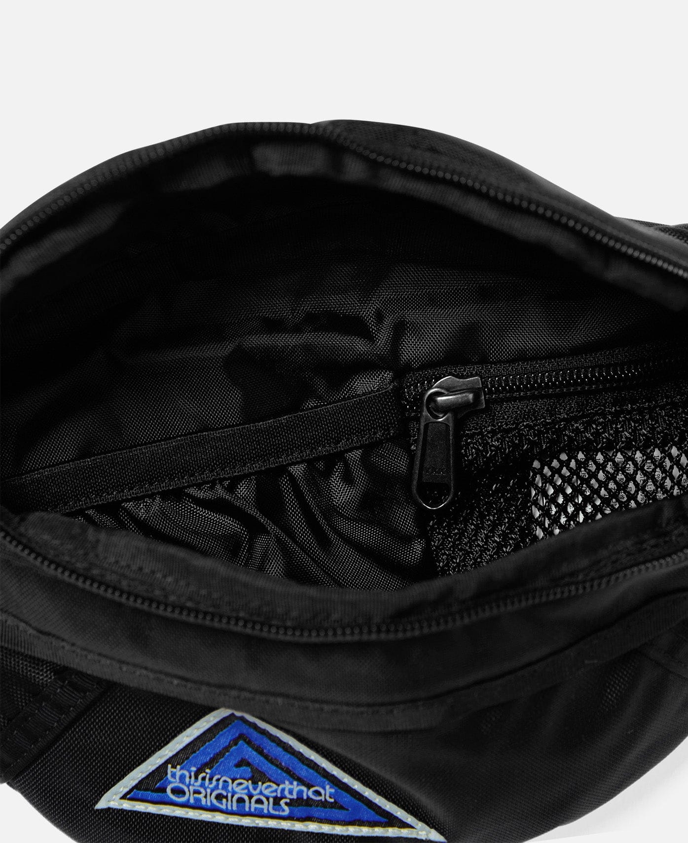 Thisisneverthat® Washed Nylon Waist Bag (Black)