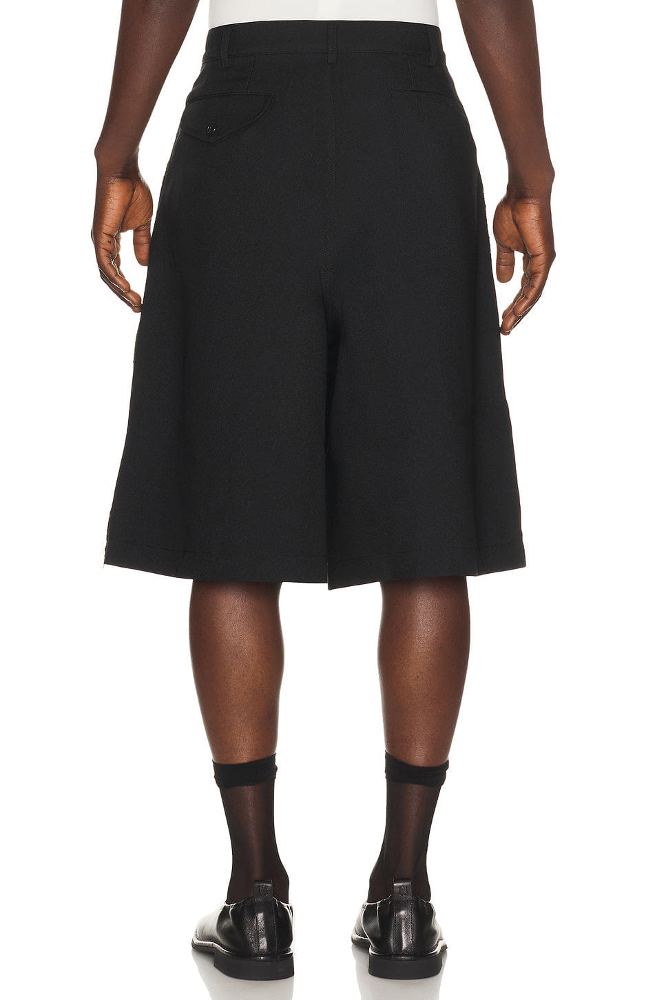 Comme Des Garcons Zipper Detail Shorts
