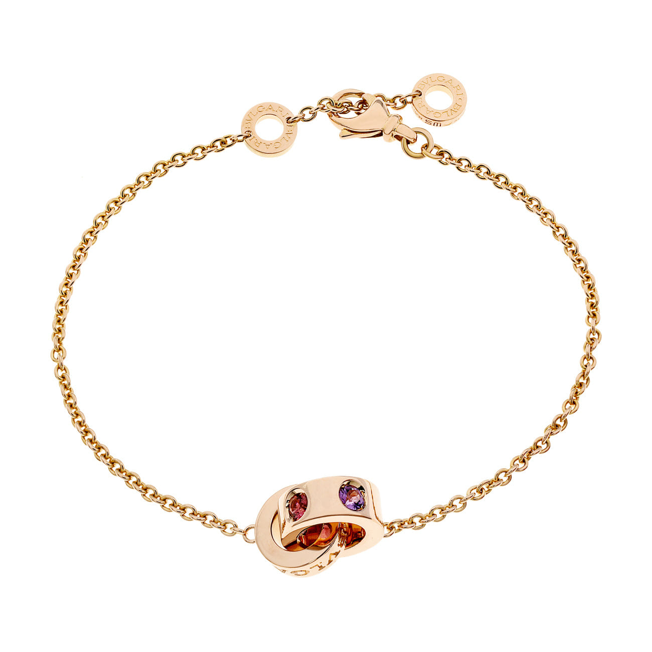 Bulgari 18K Rose Gold Roman Sorbet Bracelet