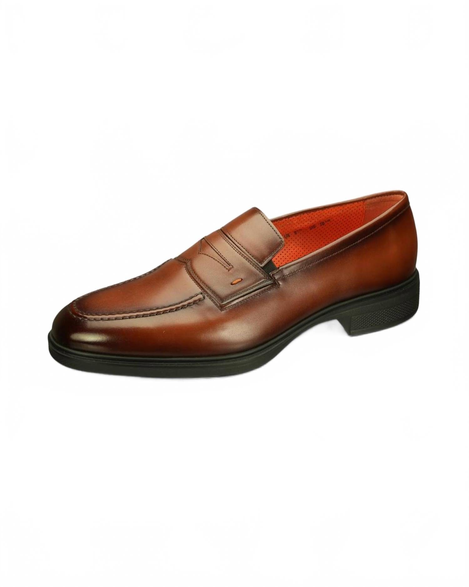 SLIP Men's Easy Slip - On Penny Loafer In Dark Brown