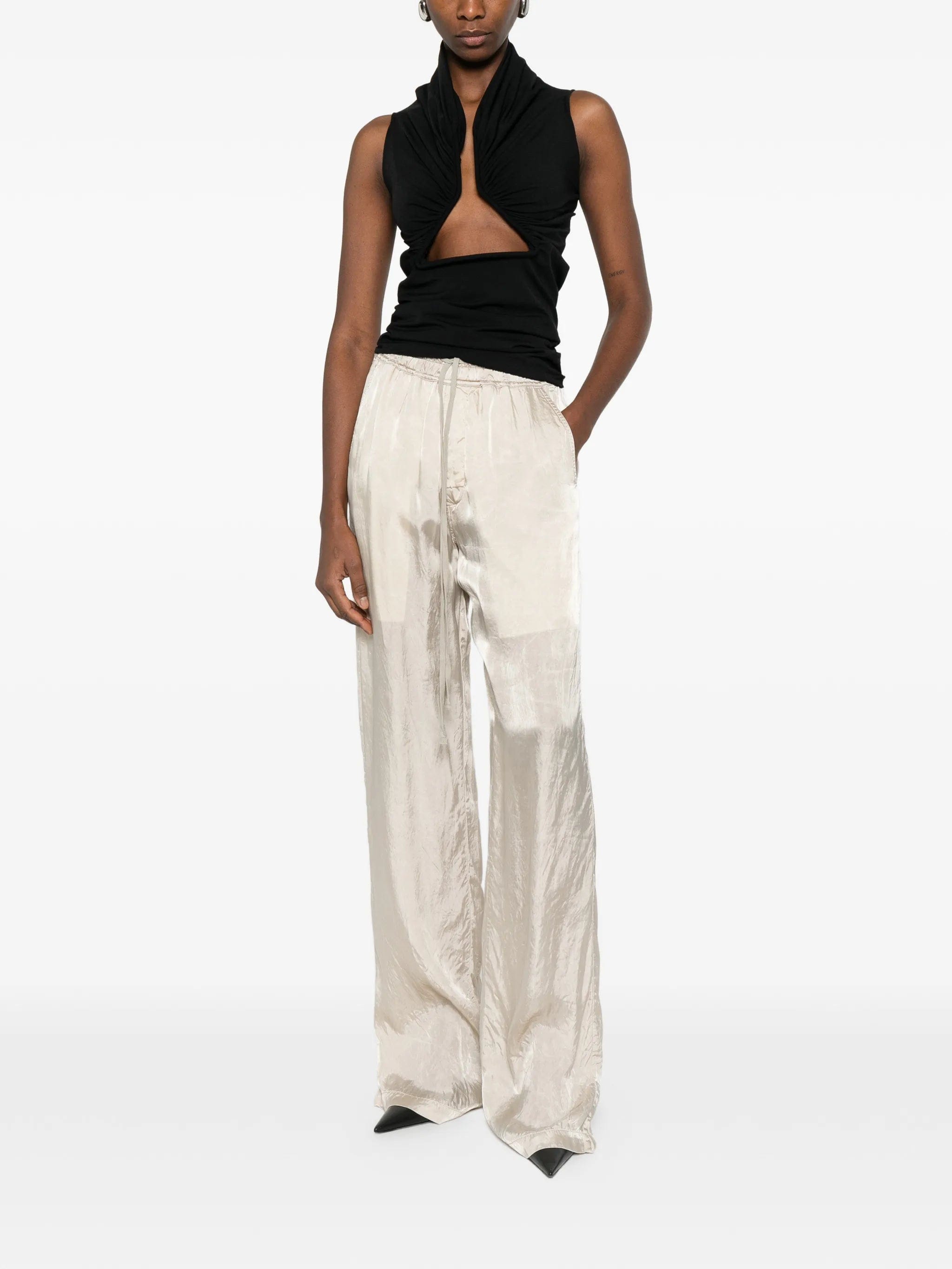 Rick Owens drawstring wide leg trousers