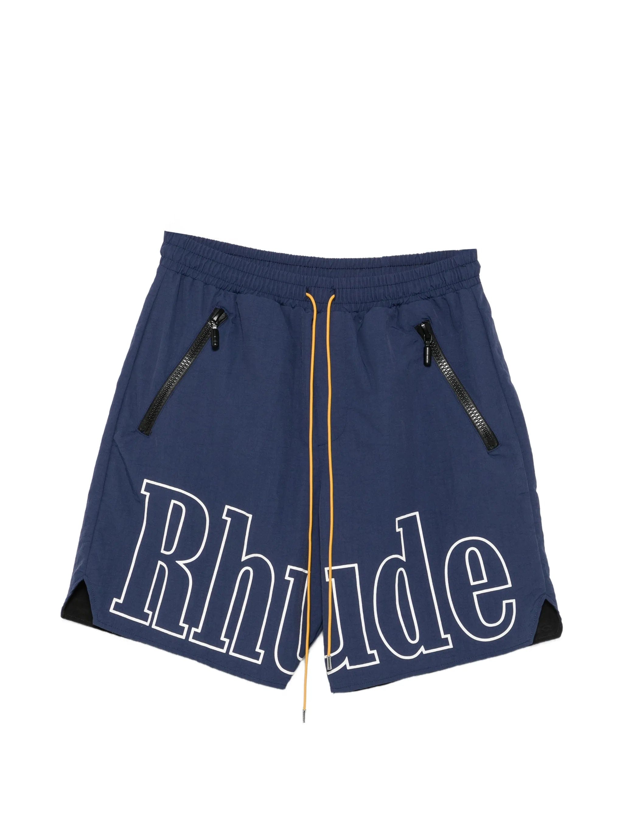 RHUDE logo - print drawstring shorts