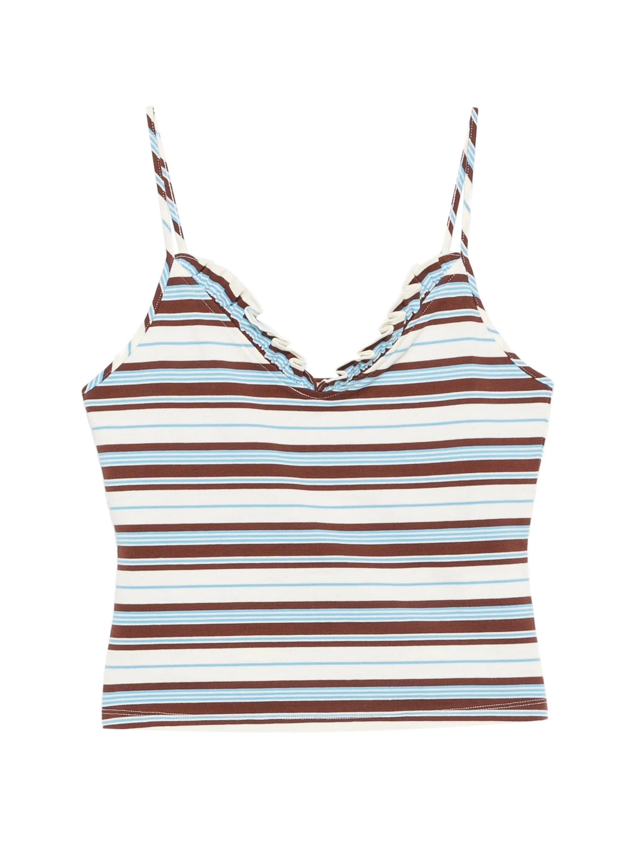 Posse Nadine ruffle - trim tank top