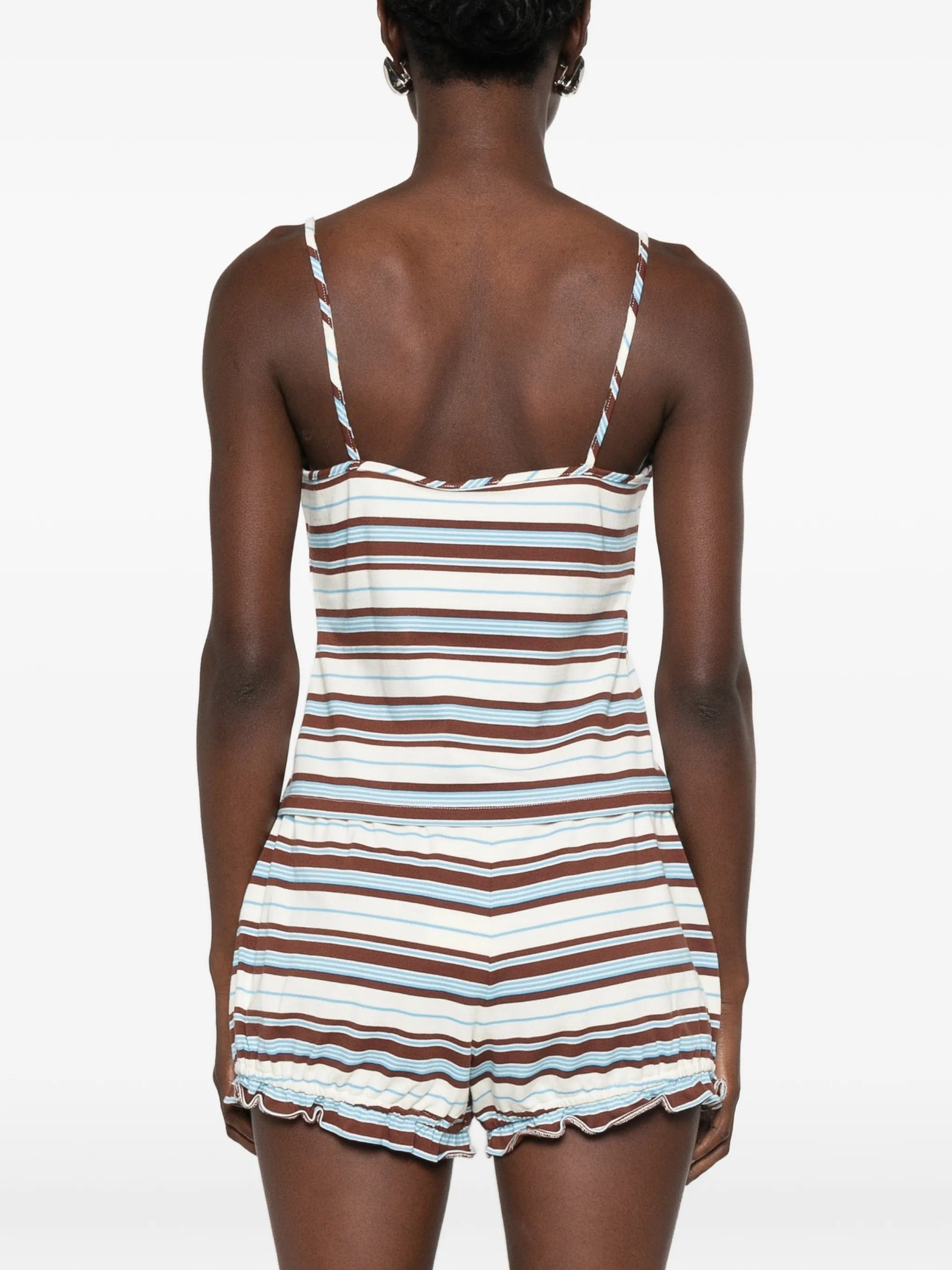 Posse Nadine ruffle - trim tank top