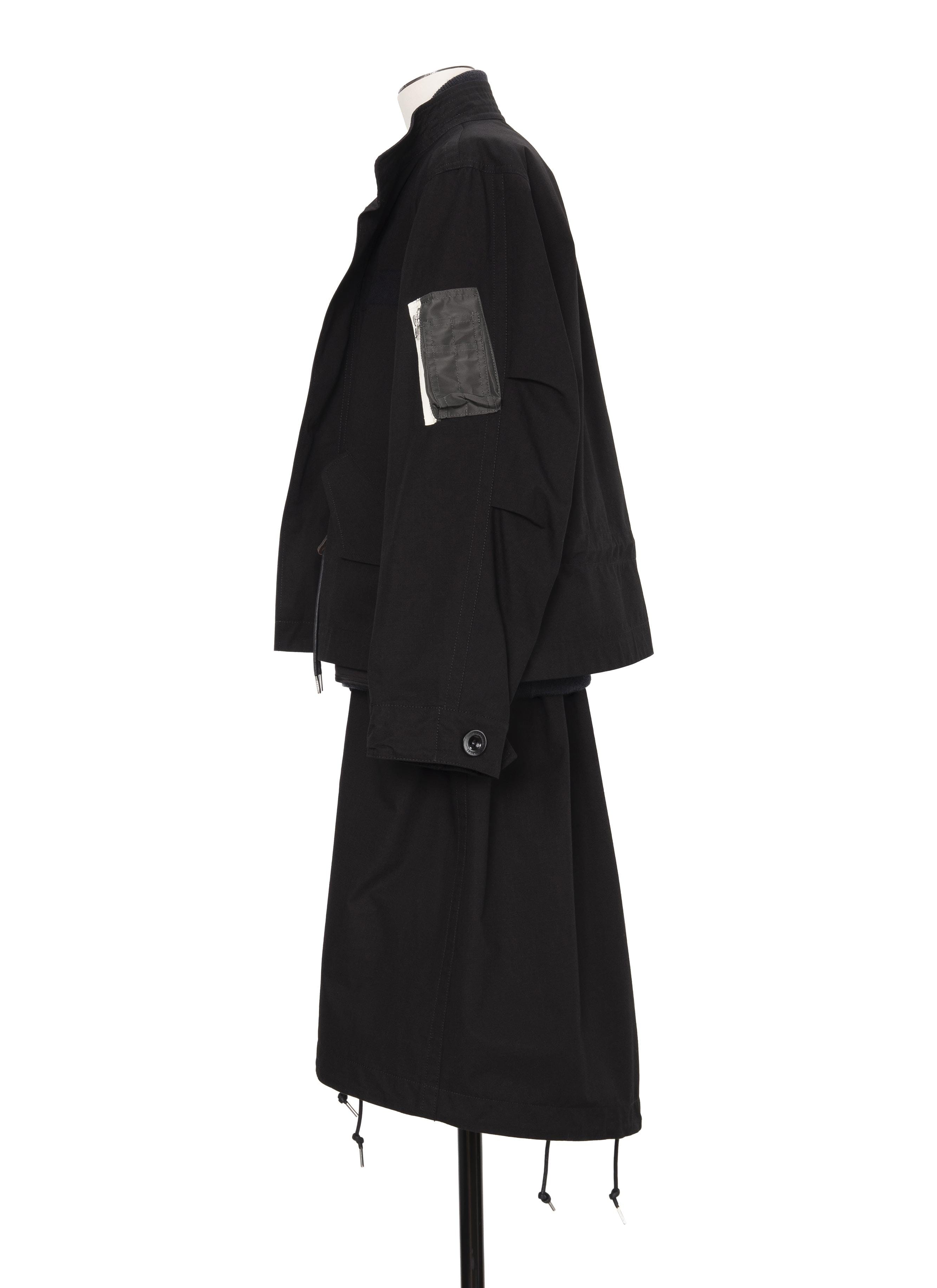 Sacai Nylon Twill x Rip Stop Coat