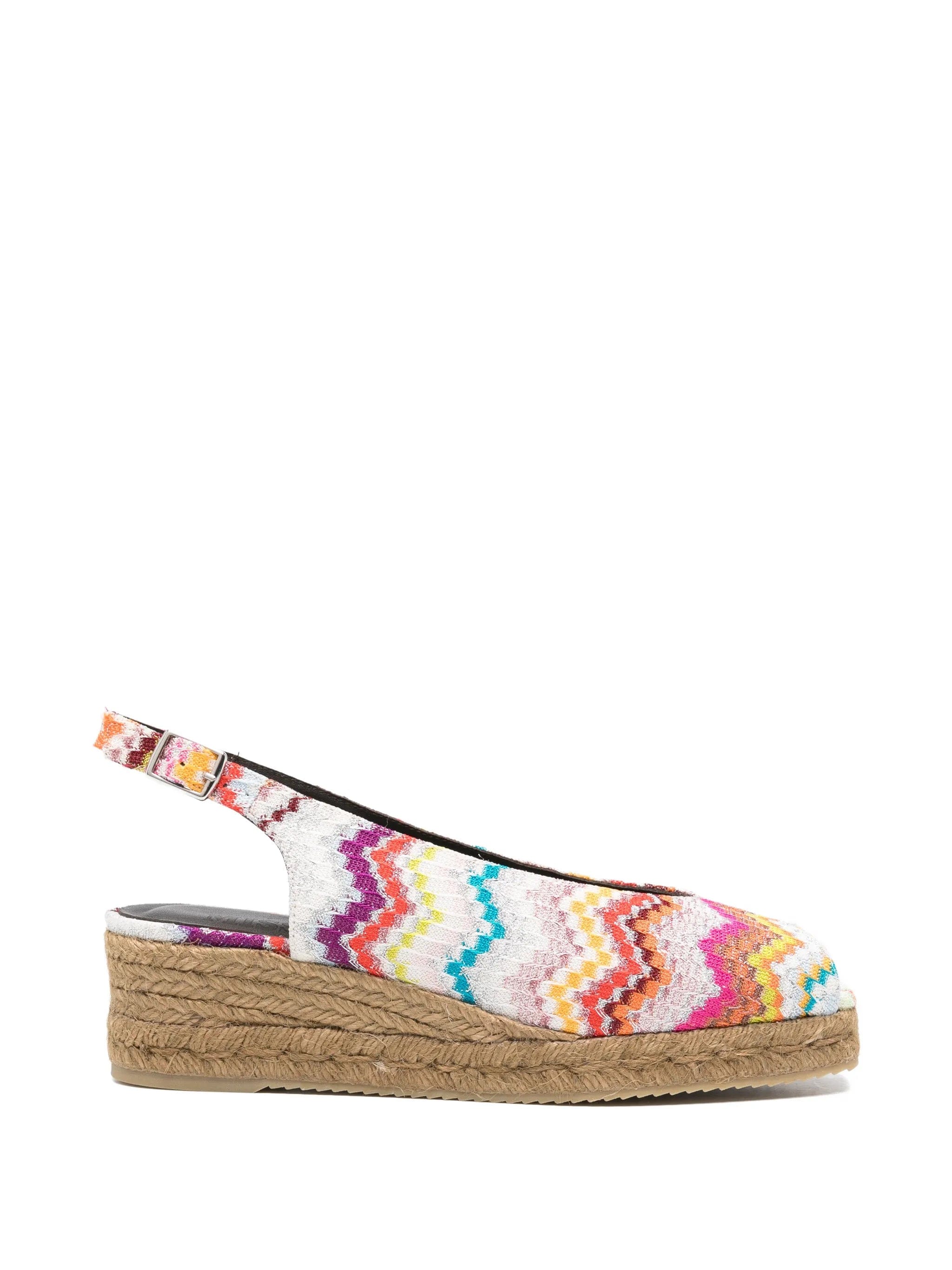 Missoni zigzag mules