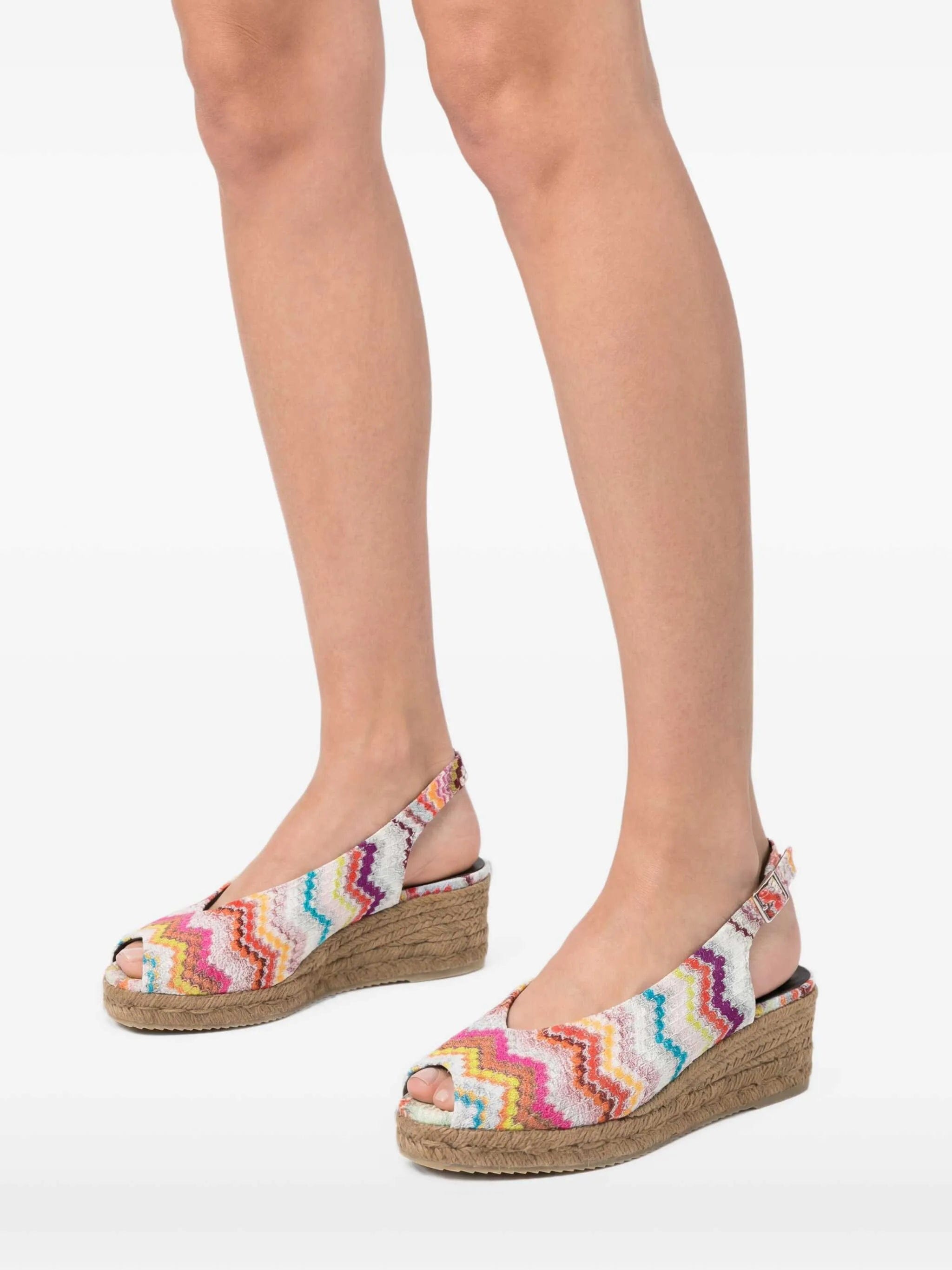 Missoni zigzag mules