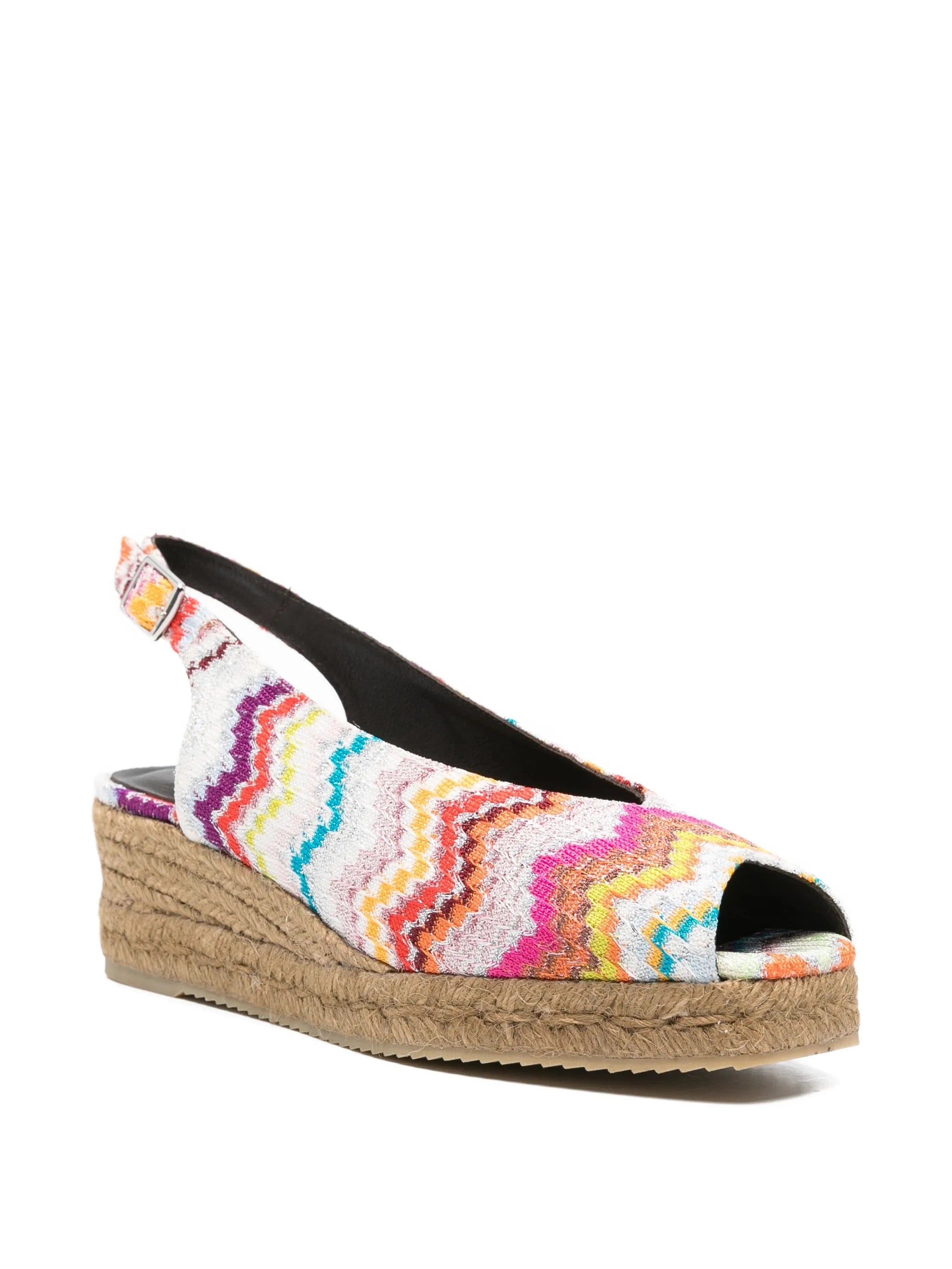 Missoni zigzag mules