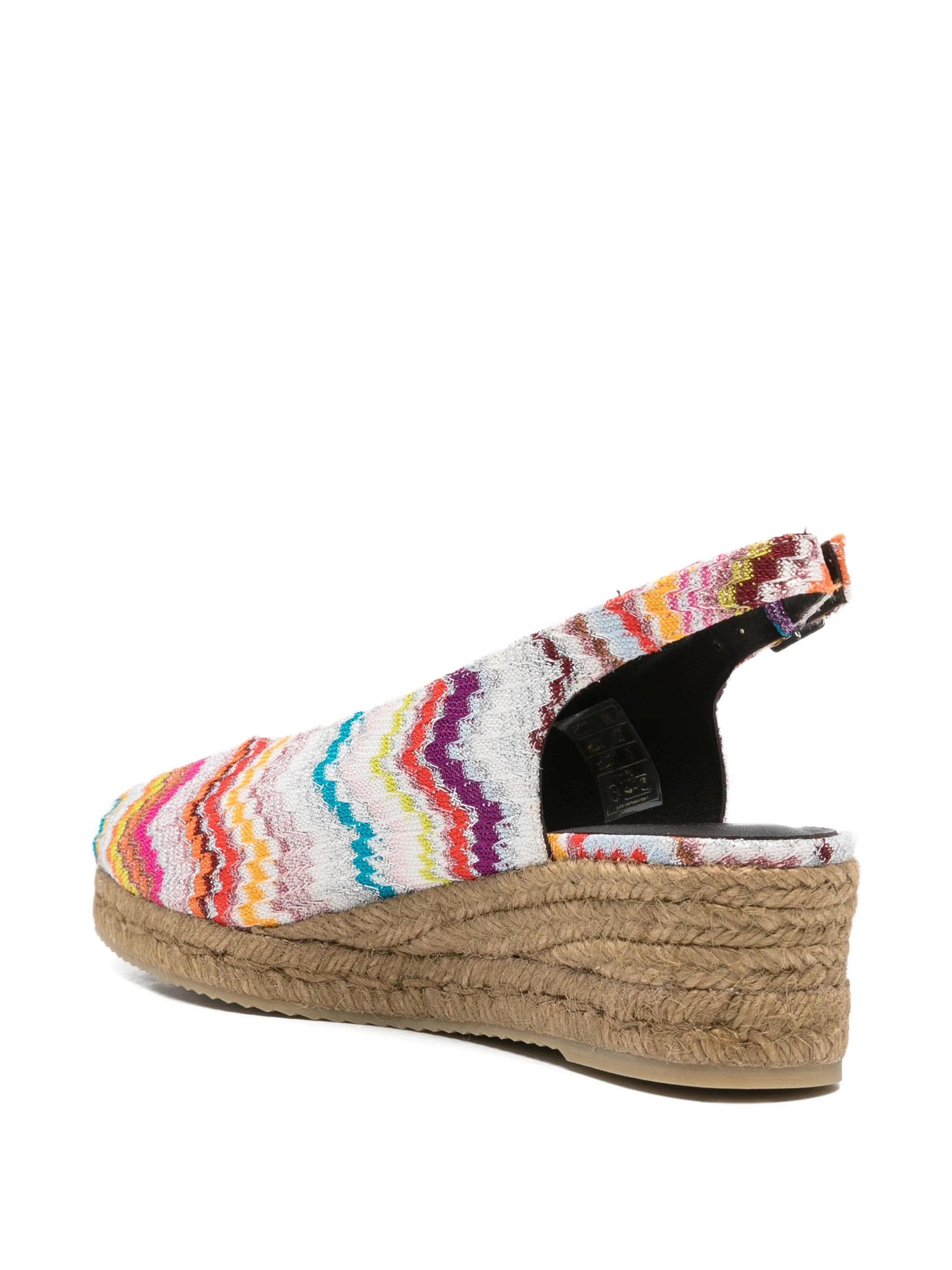 Missoni zigzag mules