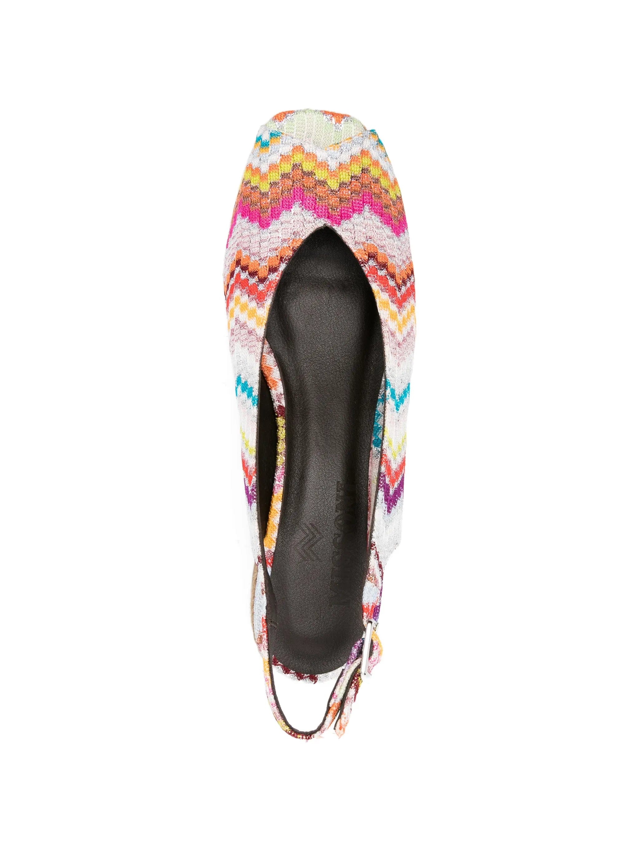 Missoni zigzag mules