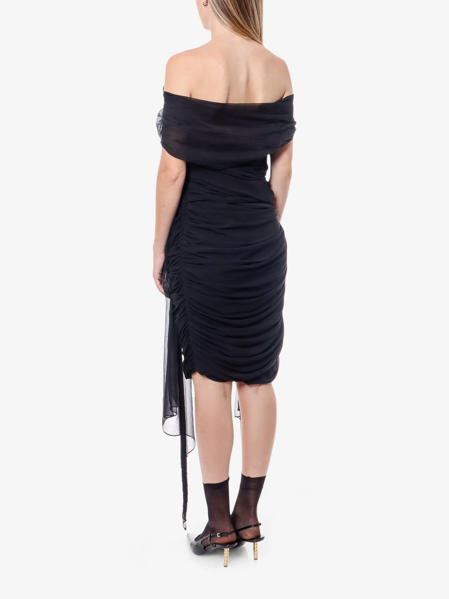 Givenchy Stretch viscose dress with drapery