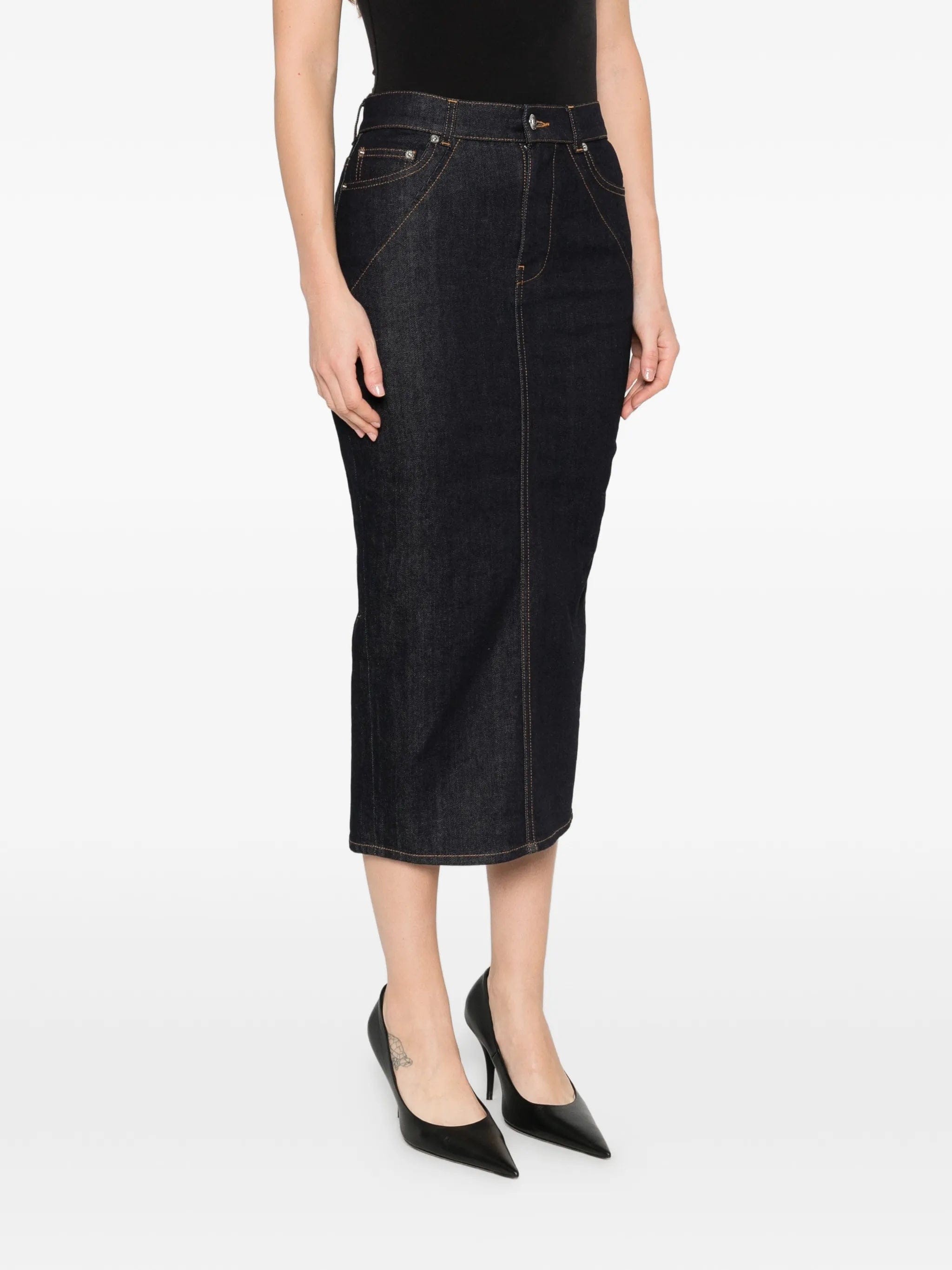 Givenchy seam midi skirt