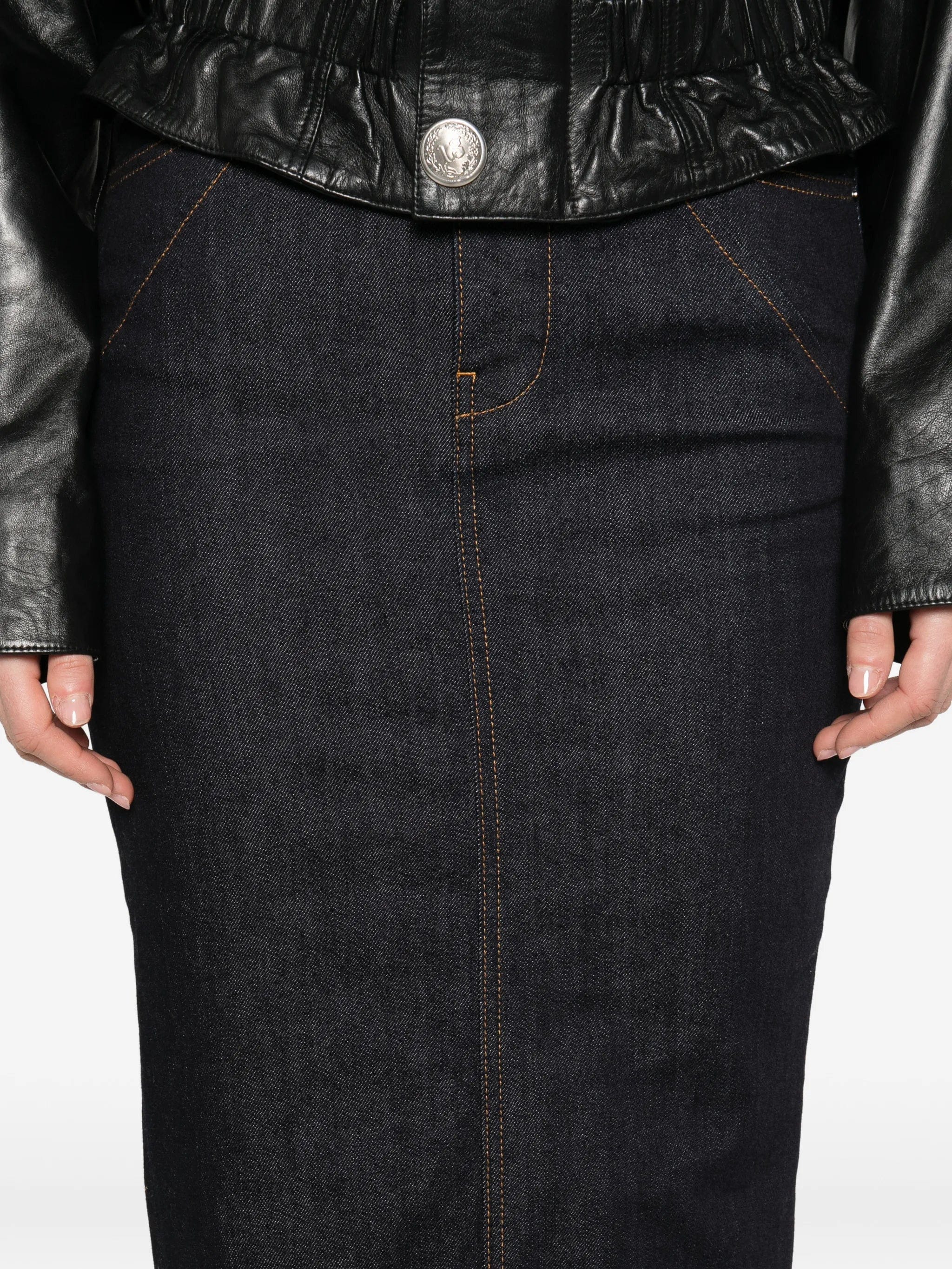 Givenchy seam midi skirt