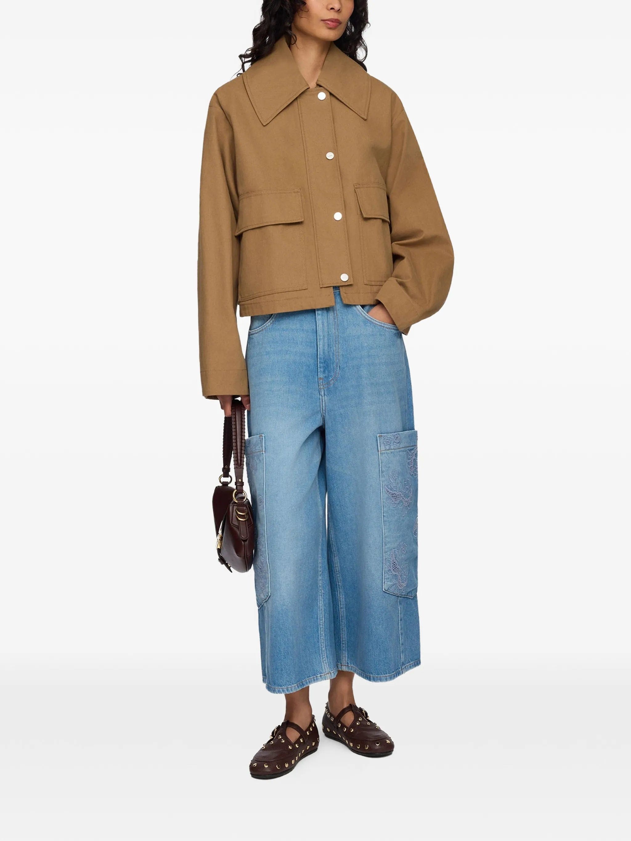 GANNI flap - pocket jacket