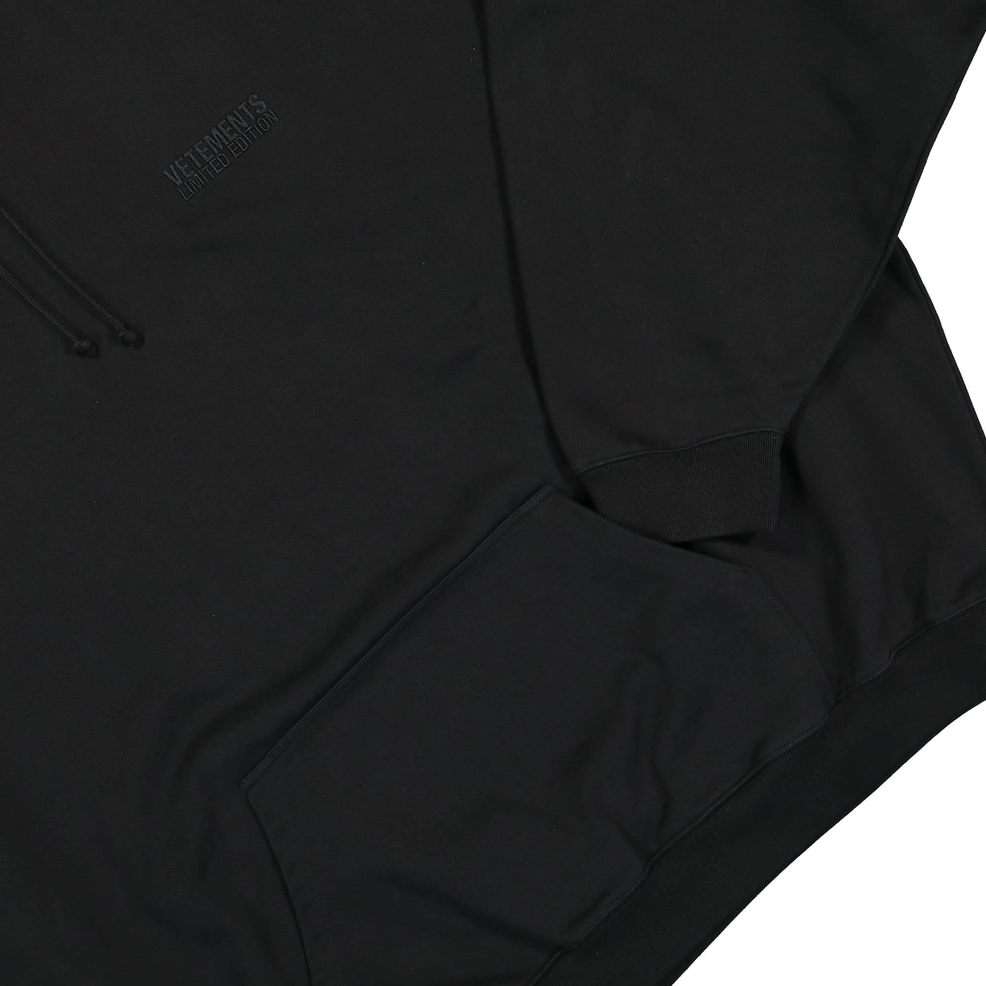 Vetements Embroidered Tonal Logo Hoodie