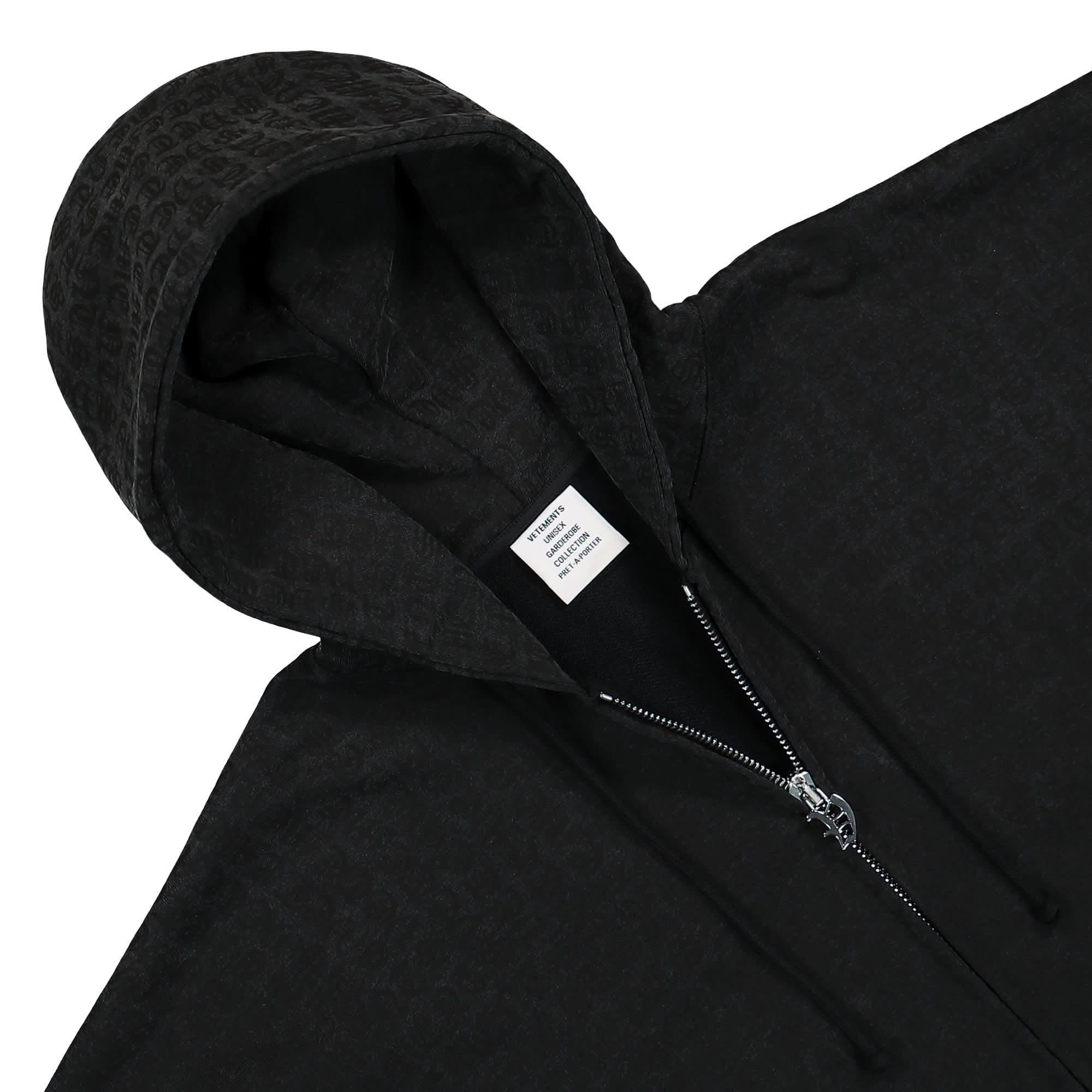 Vetements Gothic Monogram Zip - Hoodie