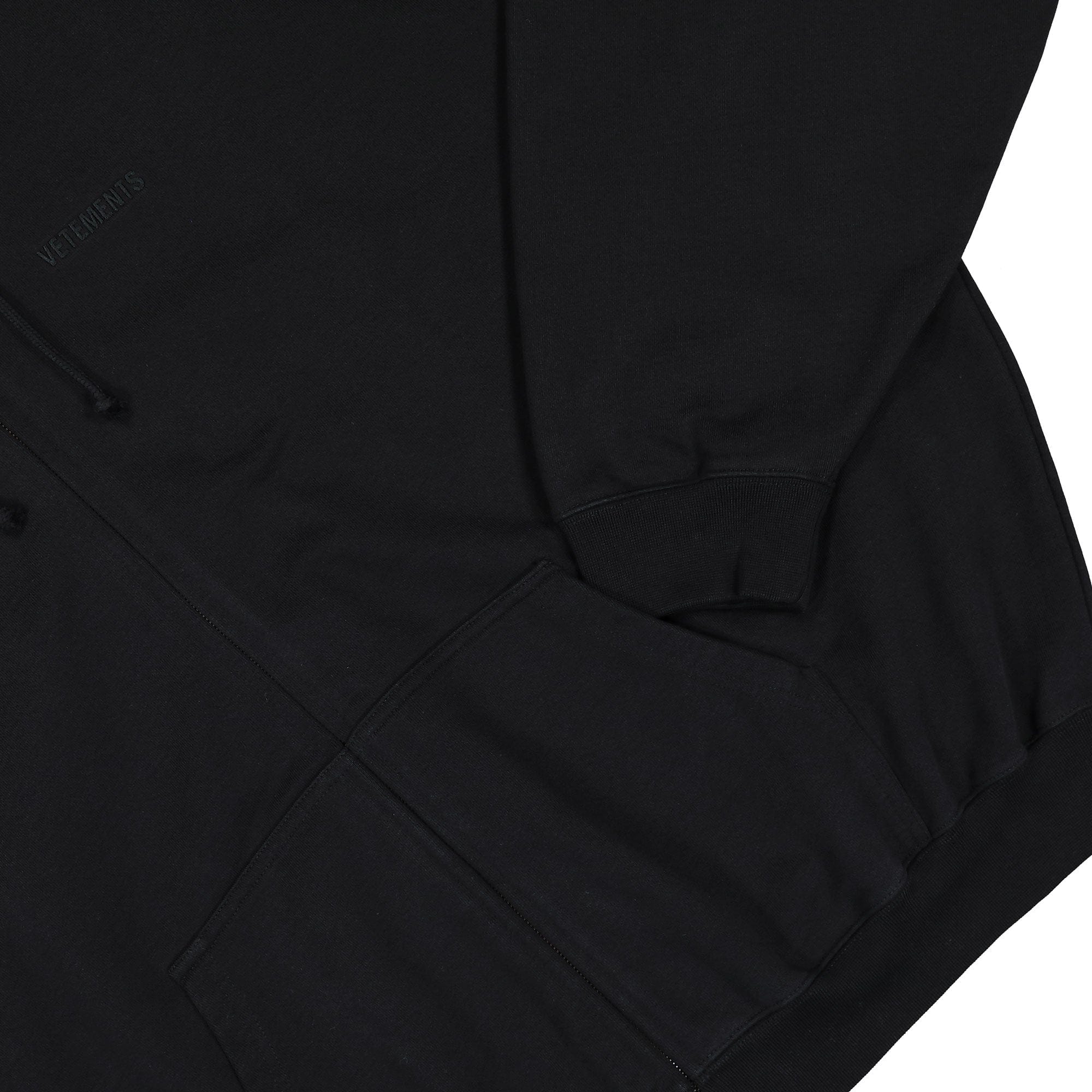 Vetements Logo Oversized Zip - Up Hoodie