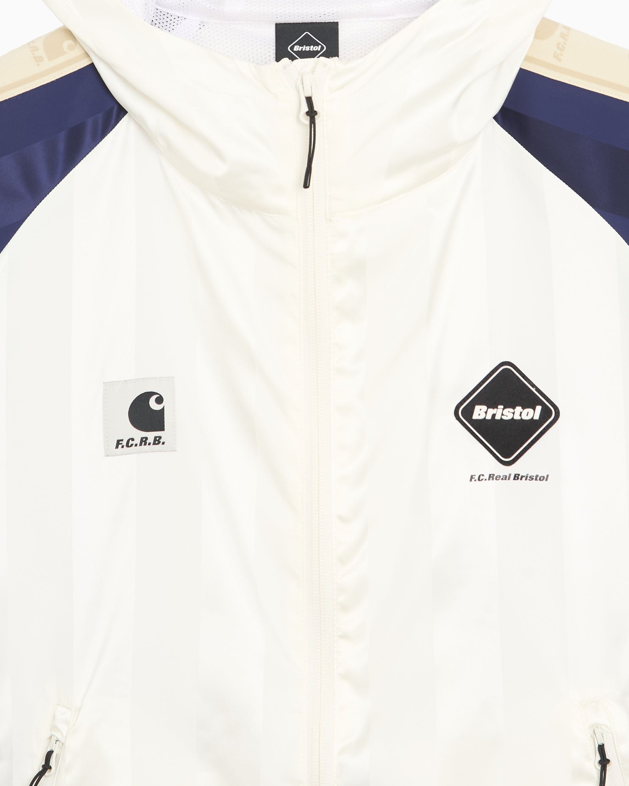 Carhartt WIP Sudadera con cremallera de rayas Carhartt WIP x F.C. Real Bristol Warm Up Unisex