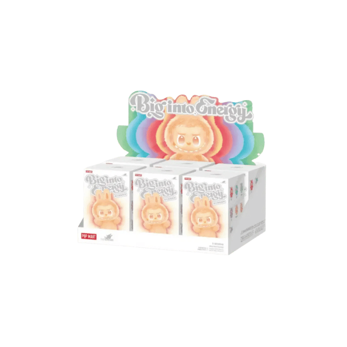 Labubu Pop Mart Labubu The Monsters Big into Energy Series Vinyl Plush Pendant Sealed Case (6 Blind Box)