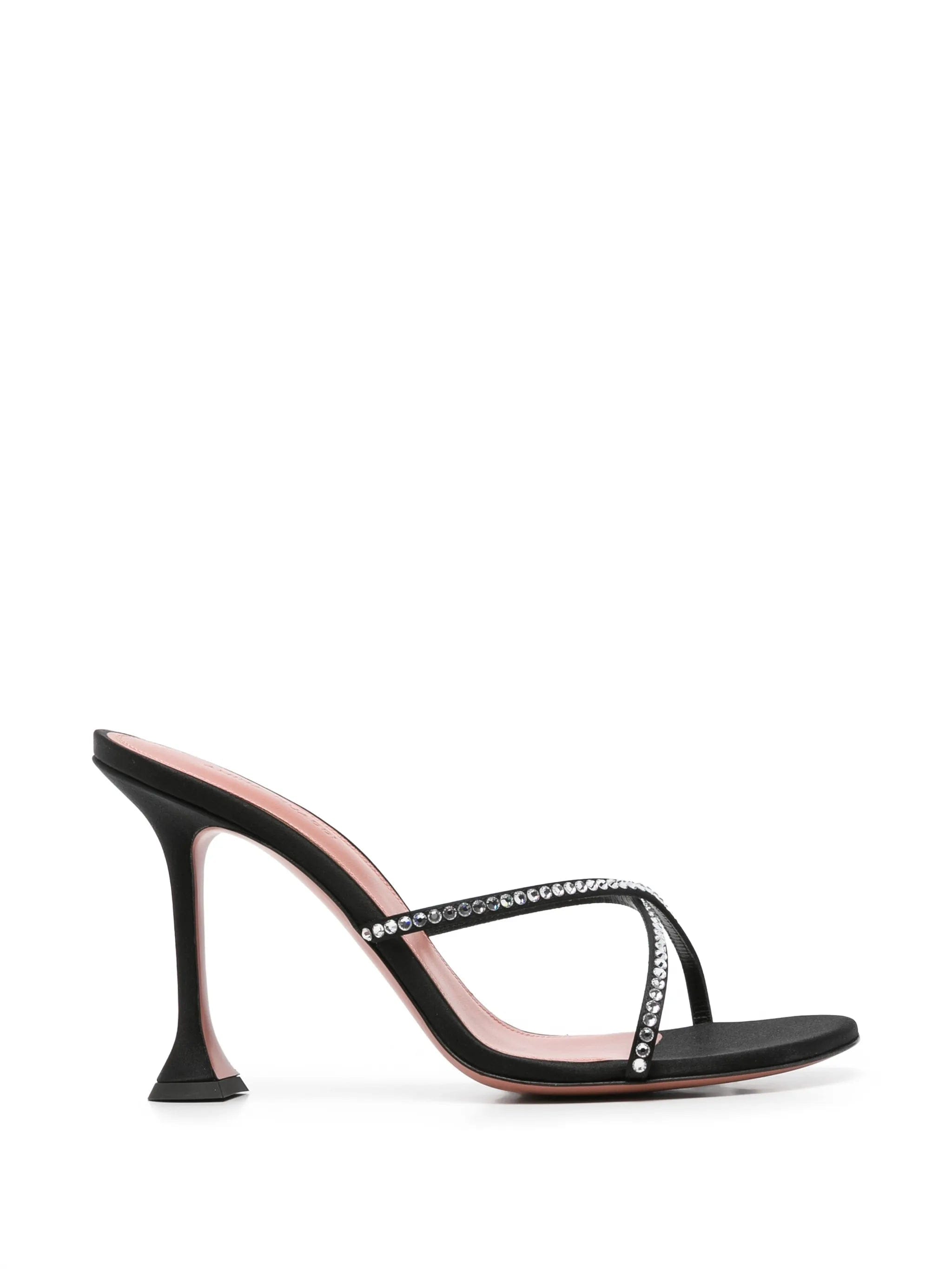Amina Muaddi Sally heeled sandals