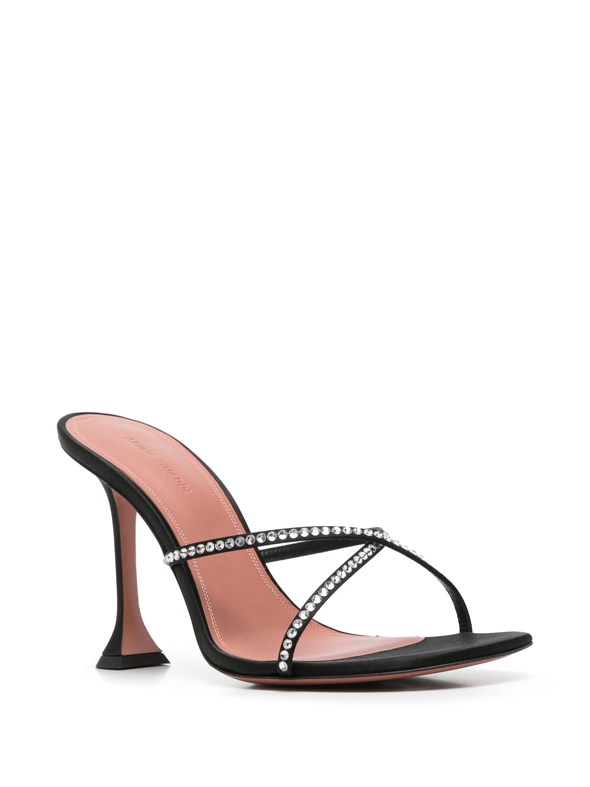 Amina Muaddi Sally heeled sandals
