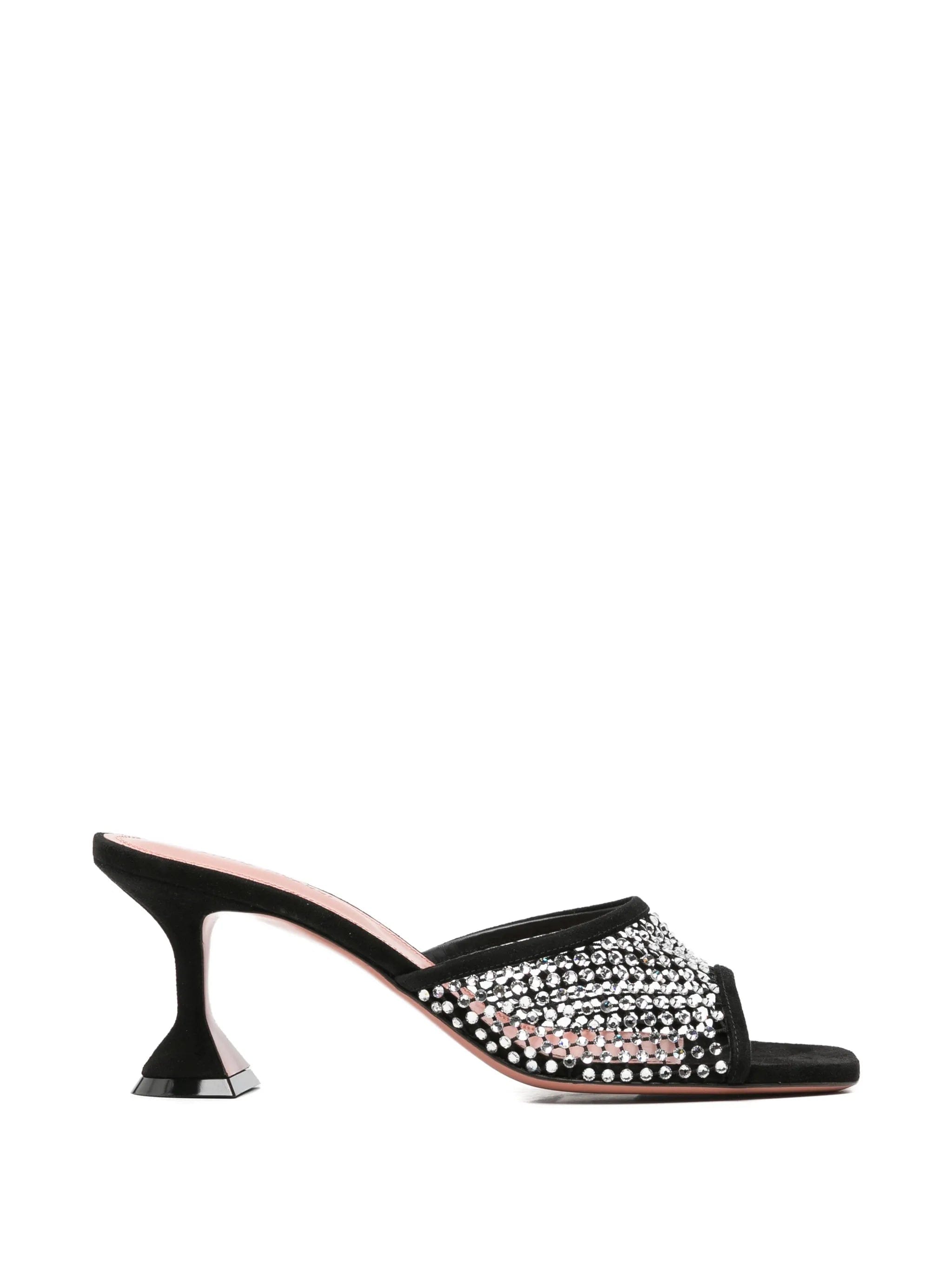 Amina Muaddi Lupita crystal - embellished mules