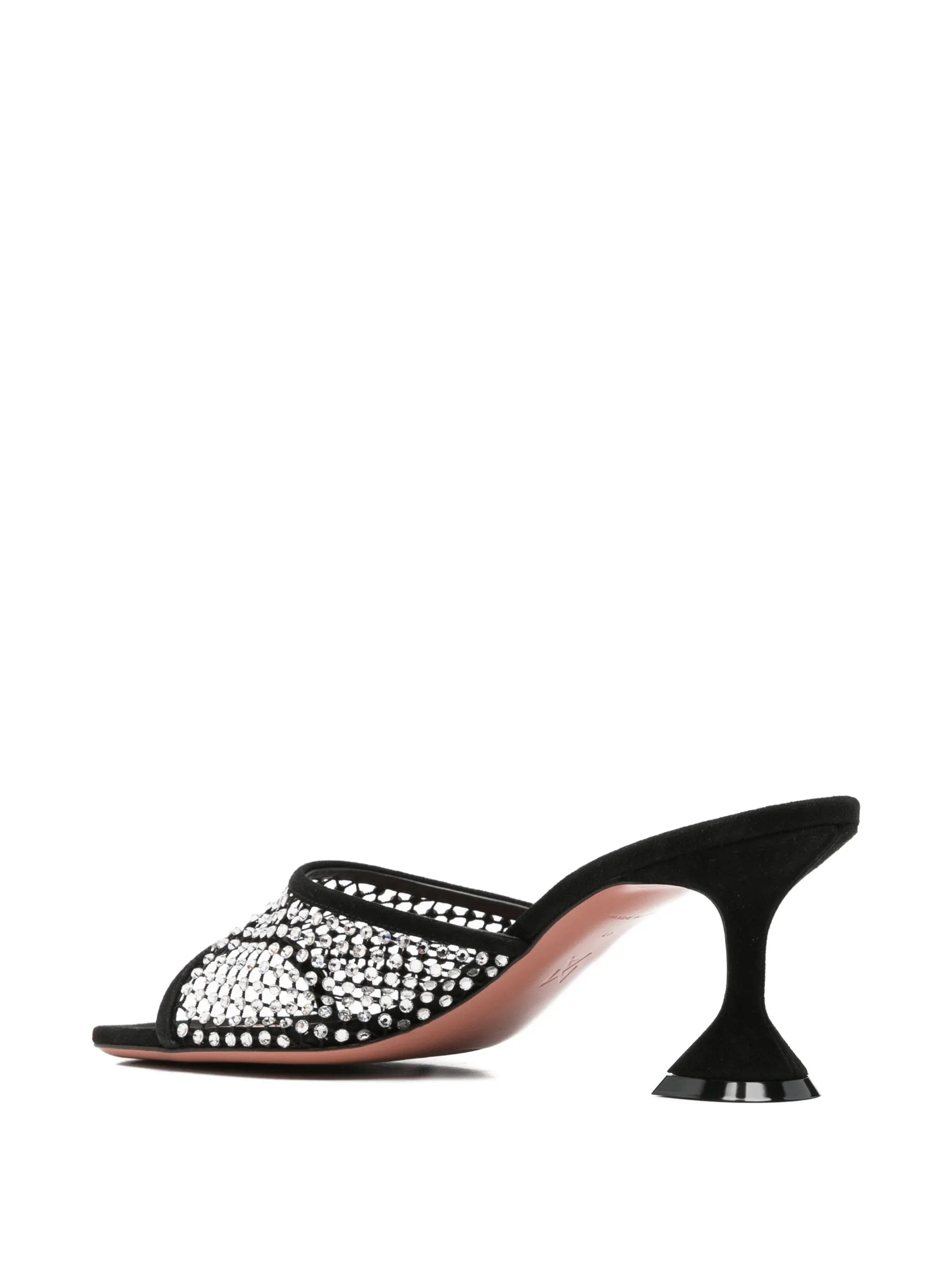Amina Muaddi Lupita crystal - embellished mules