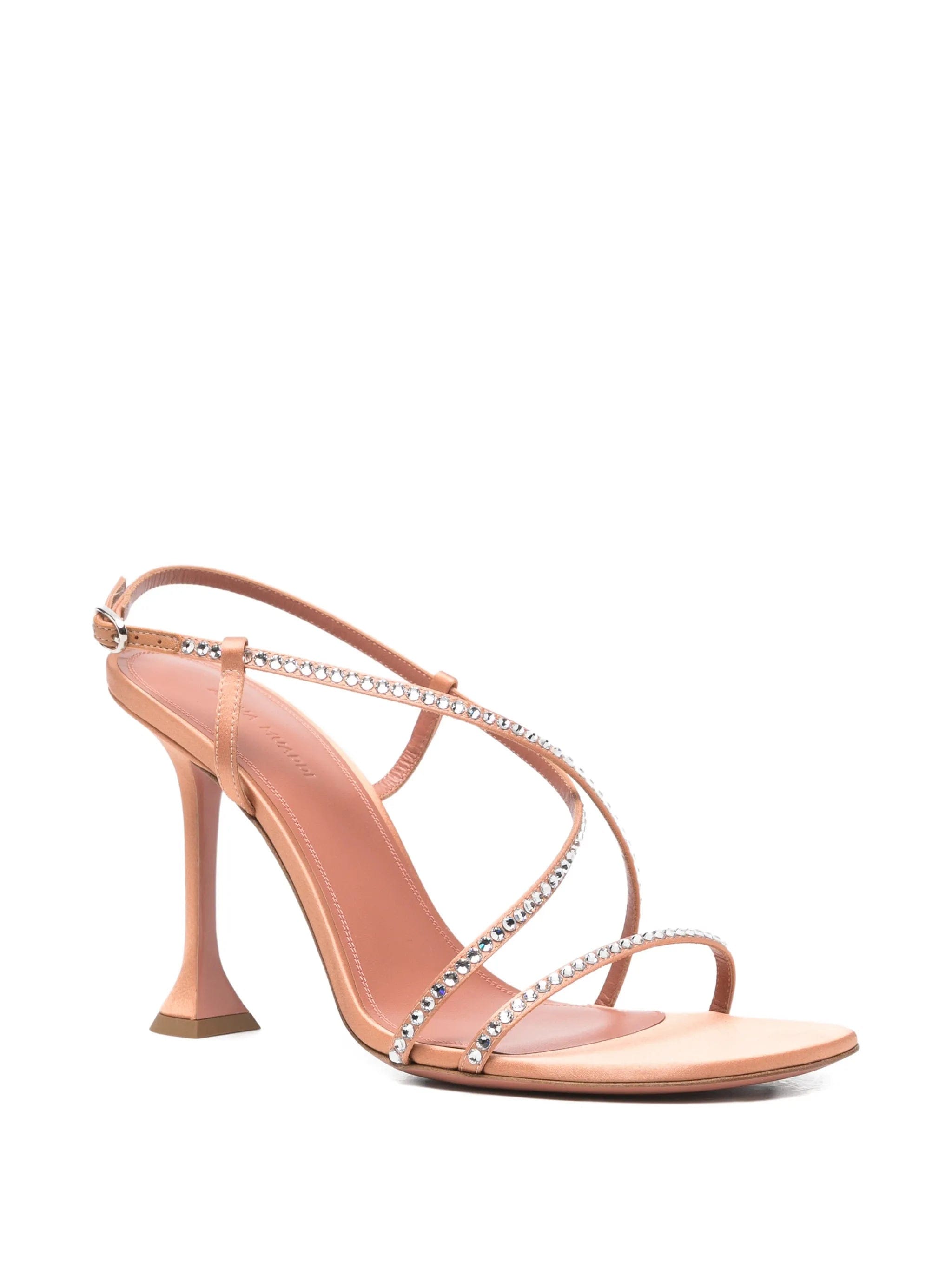 Amina Muaddi Sally crystal - embellished sandals