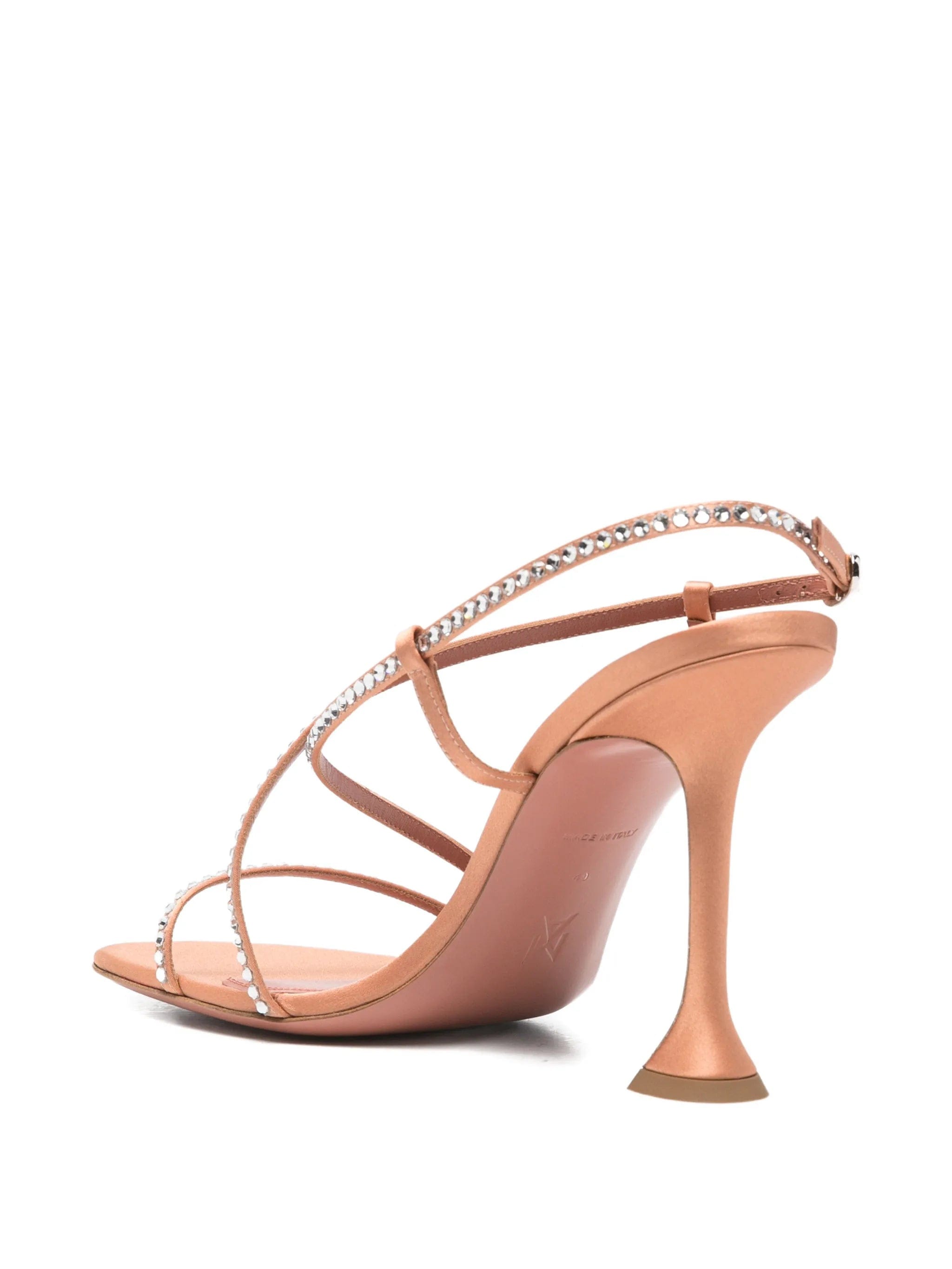 Amina Muaddi Sally crystal - embellished sandals