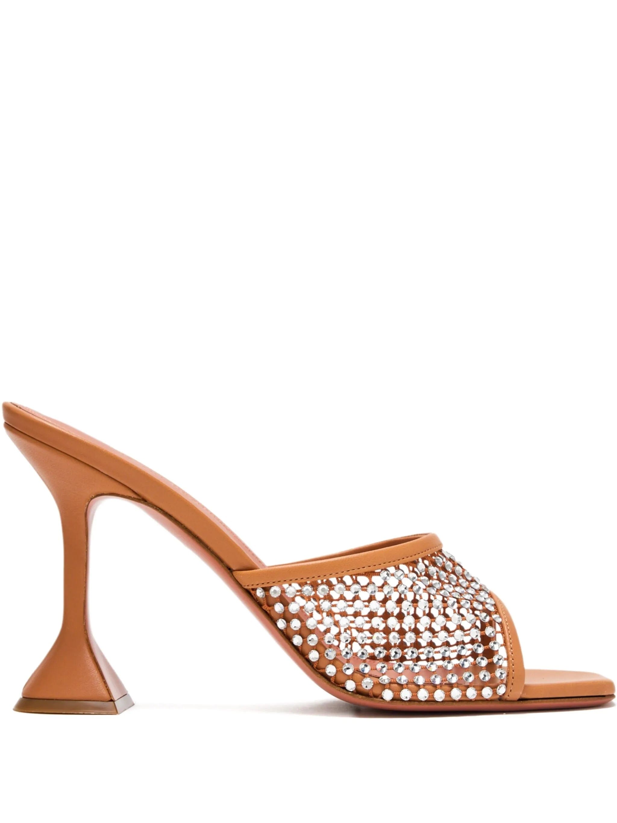 Amina Muaddi Lupita embellished sandals