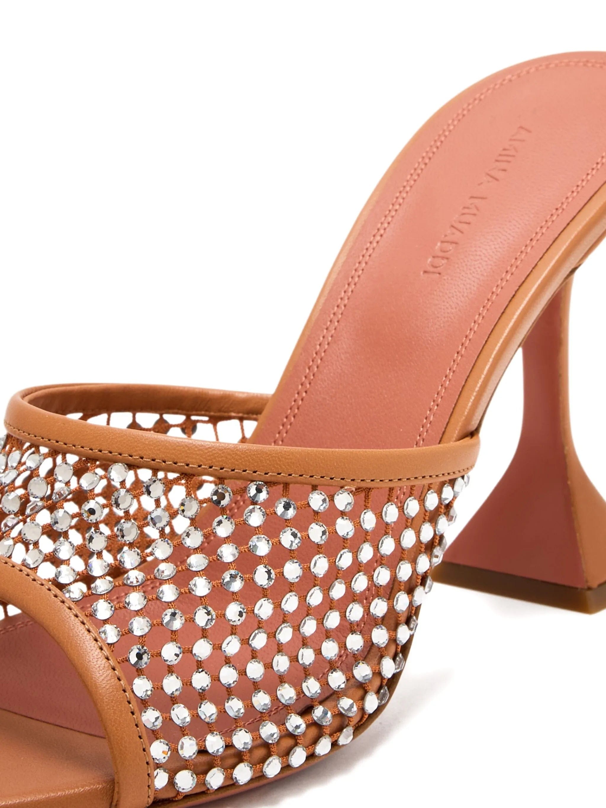 Amina Muaddi Lupita embellished sandals