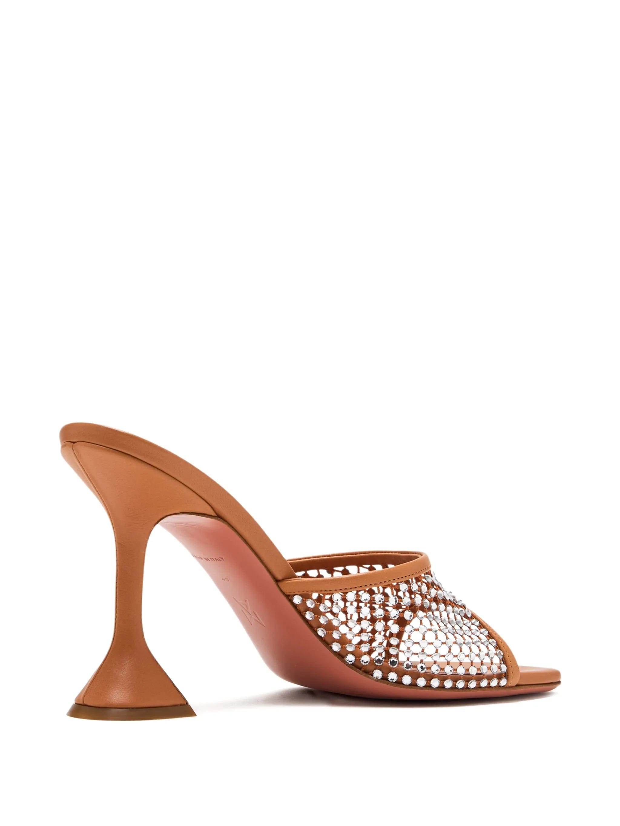 Amina Muaddi Lupita embellished sandals