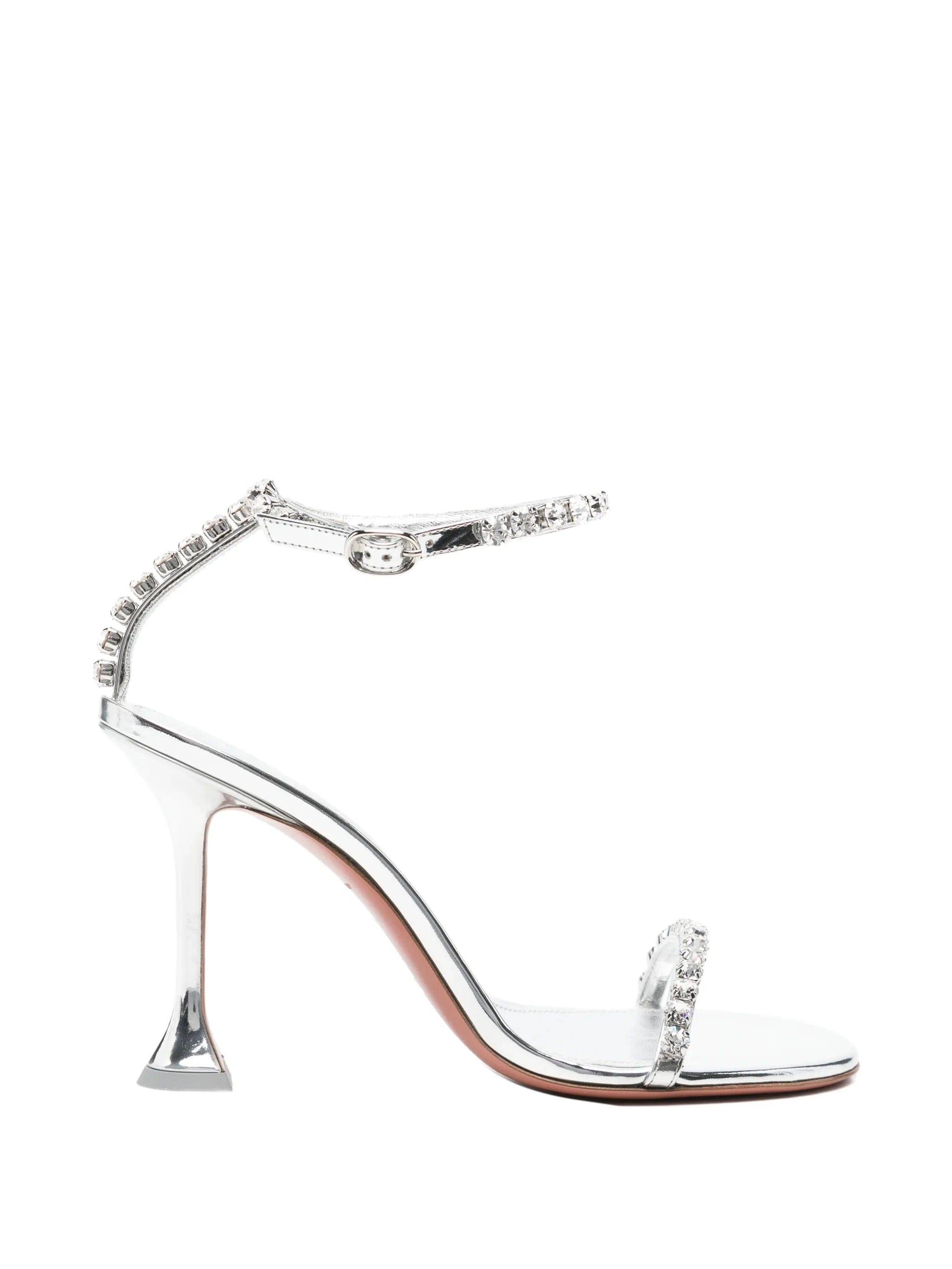 Amina Muaddi Gigi crystal - embellished heeled sandals