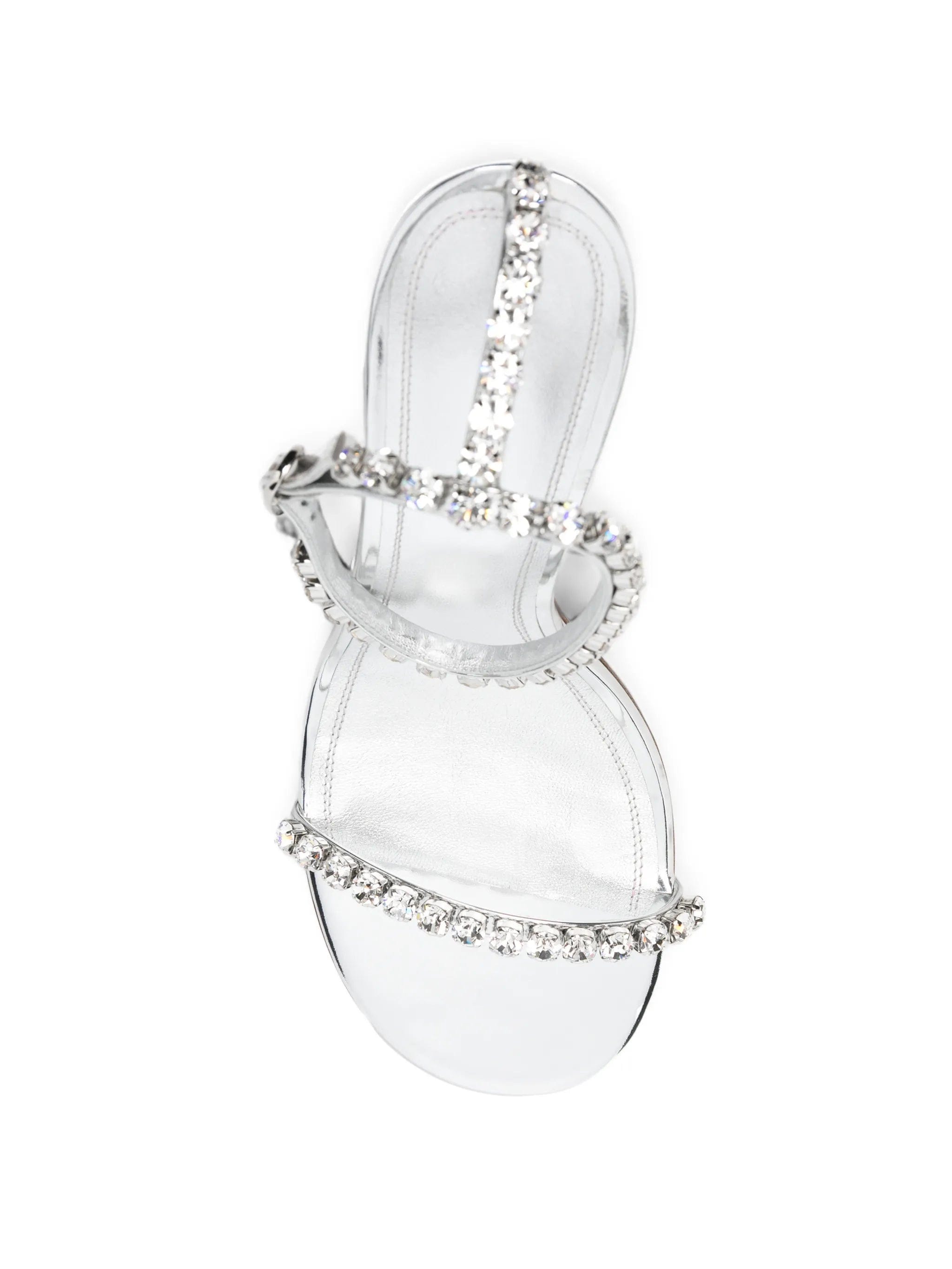 Amina Muaddi Gigi crystal - embellished heeled sandals